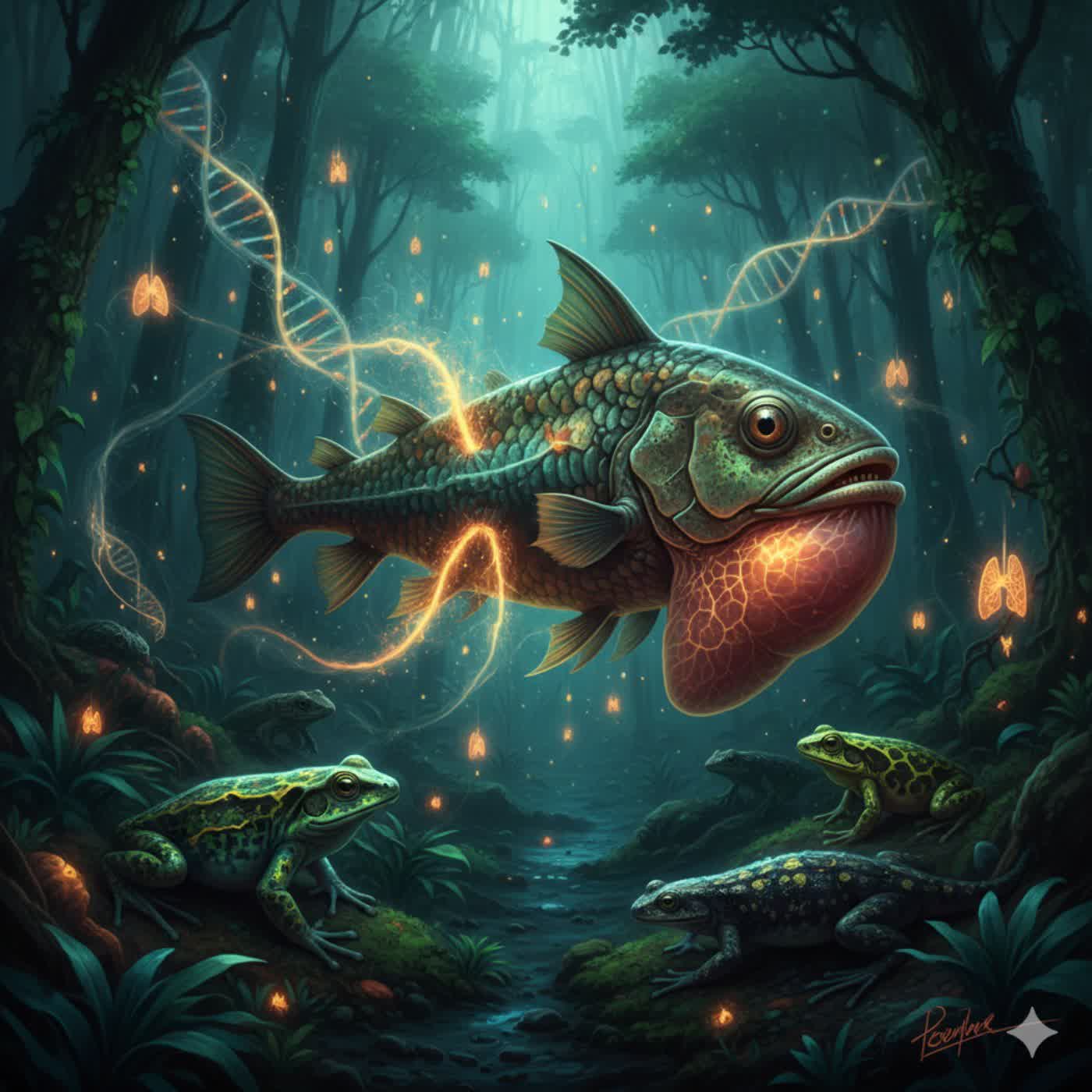 〈EP.185｜【登陸大冒險】從魚變青蛙？揭開兩棲家族的隱密黑科技！〉 封面