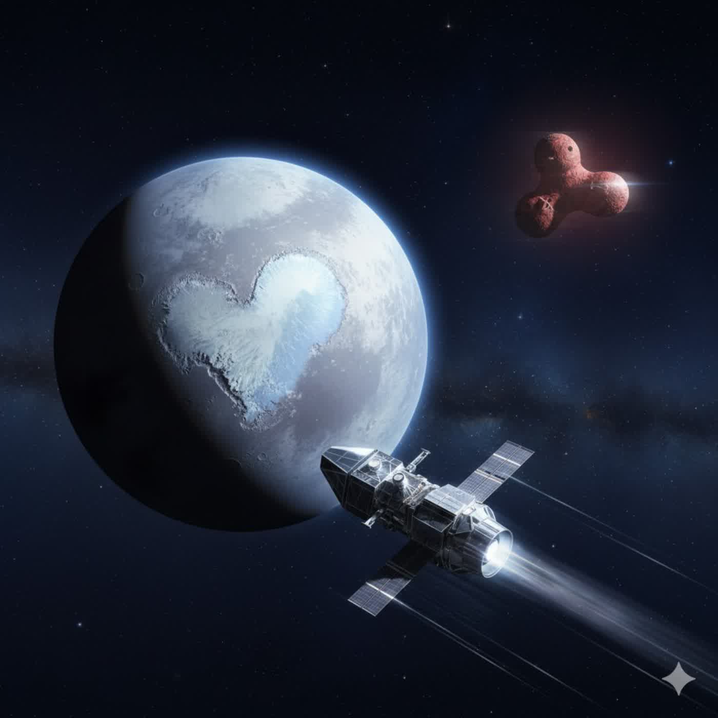 〈EP.165｜新視野號的宇宙馬拉松：冥王星的「活著的心」與雪人天體大發現！〉 封面