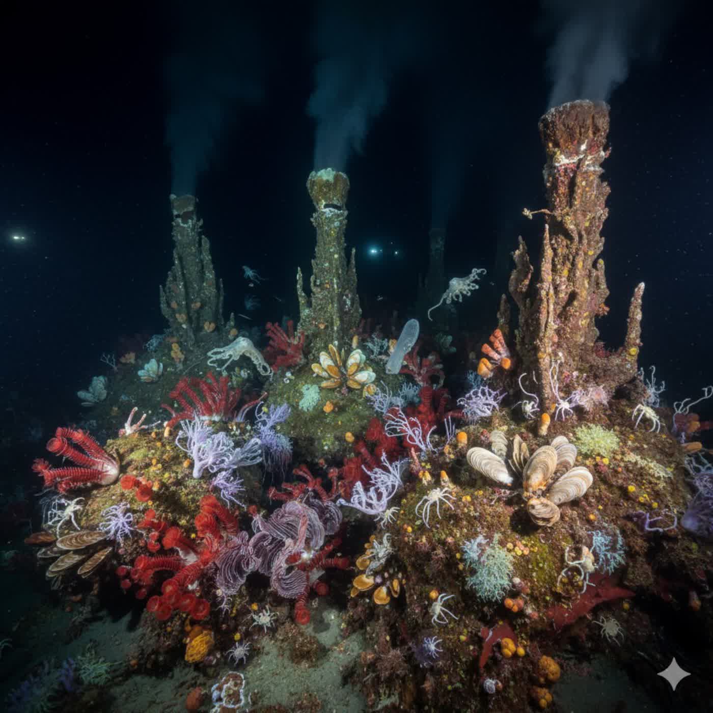 〈EP.160|深海裡的熱水澡與怪獸:海底火山和不靠陽光活著的生物!〉