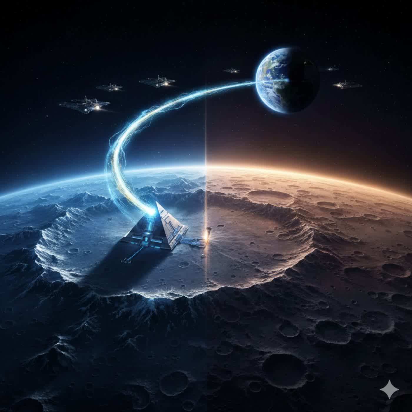 〈SP.8｜星星特輯｜霓虹燈下的守望者：月球的冰火兩重天與神祕背面大解密！〉 封面