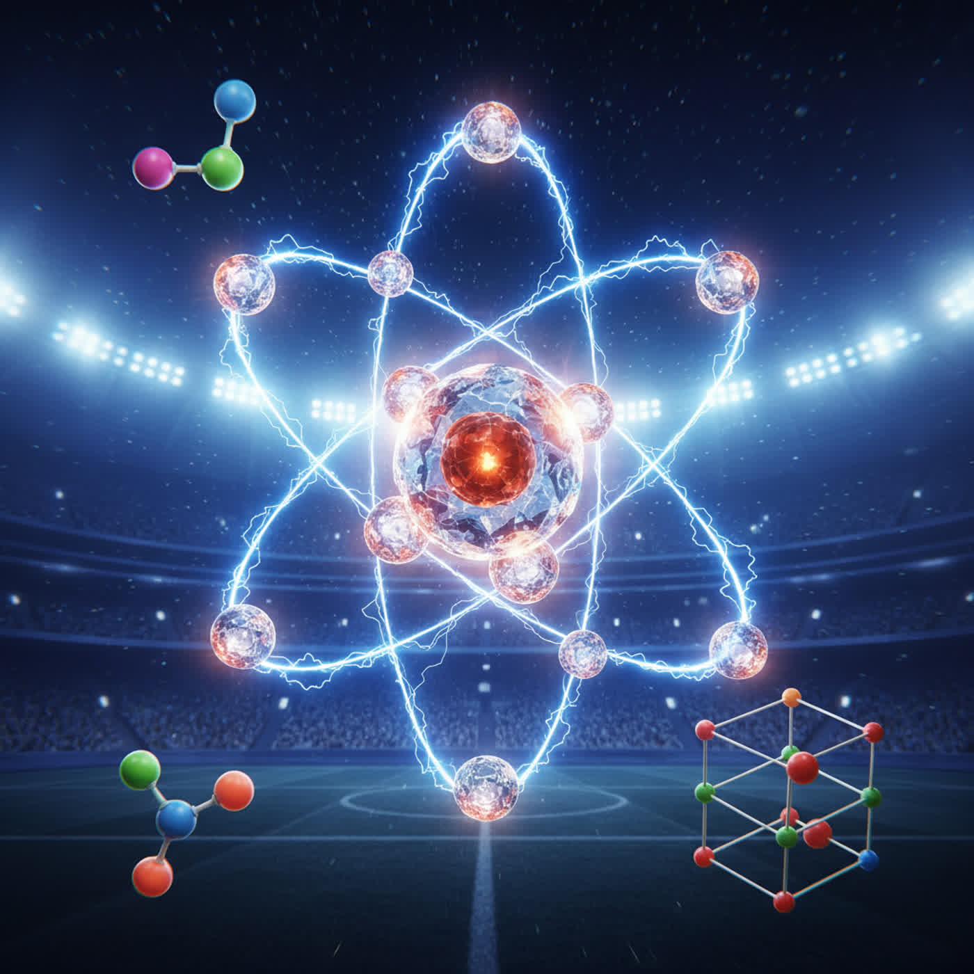 〈公開｜物理化學專輯(3)｜超神祕的微觀世界：原子積木與空空的足球場〉 封面