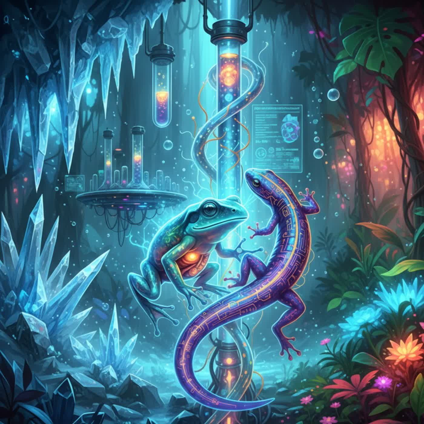 〈EP.186｜兩棲小英雄的超能力大冒險：冰凍復活、隱形斗篷與再生神技！〉 封面