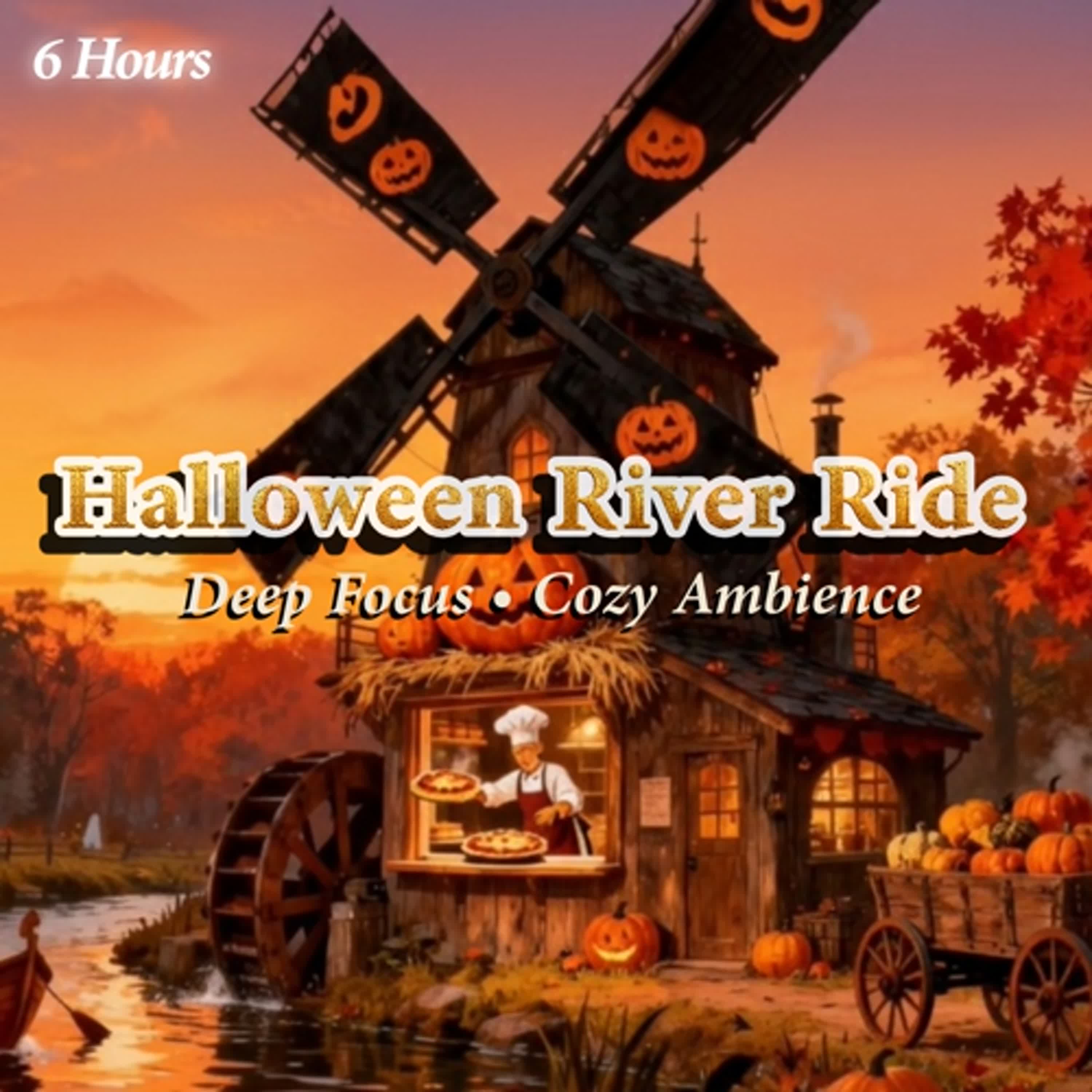 Halloween Countryside Ambience (6 Hours) | Forest Stream, Wind & Night Sounds for Sleep episode artwork