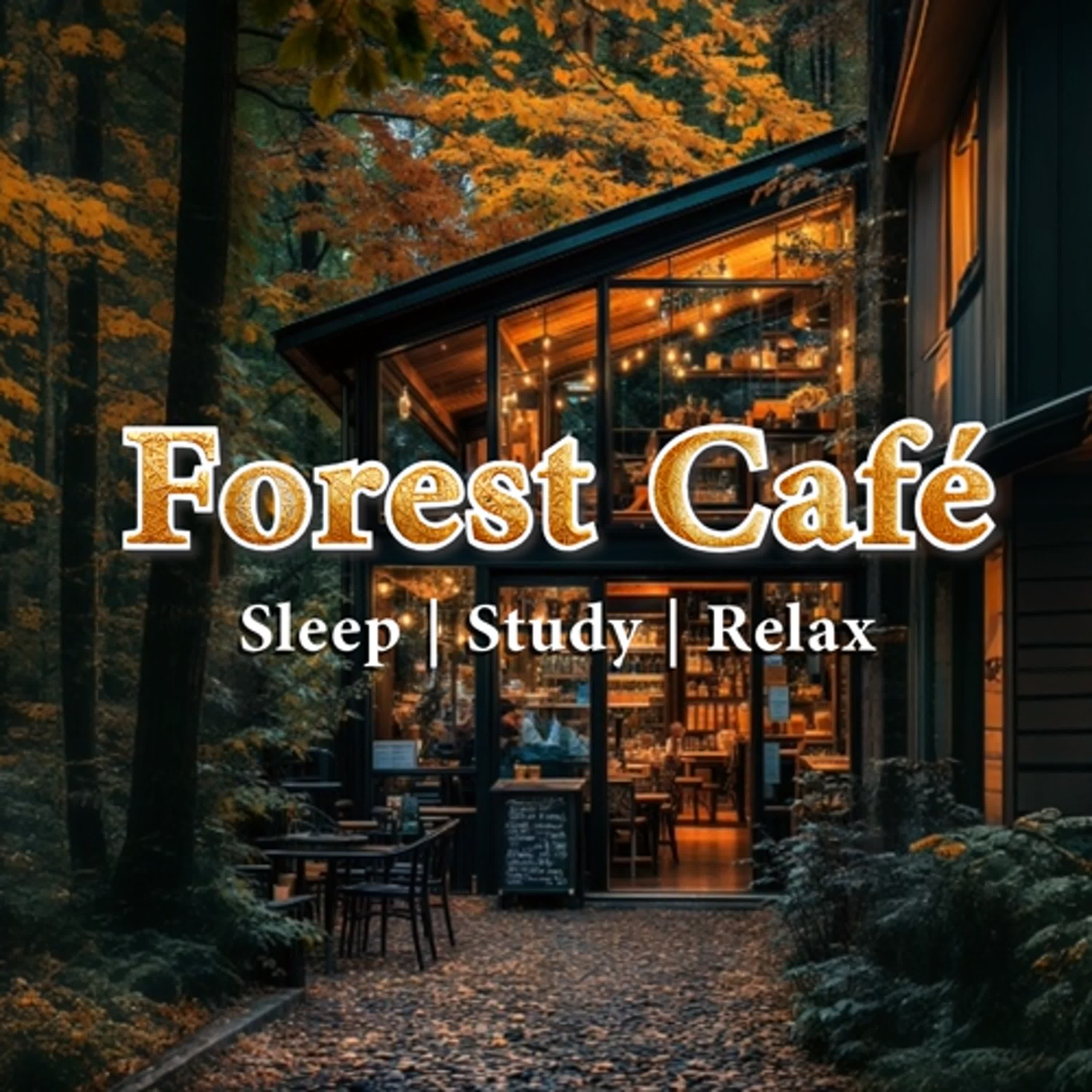 Forest Café Ambience | Rain Sounds & White Noise for Sleep, Study & Relaxation episode artwork