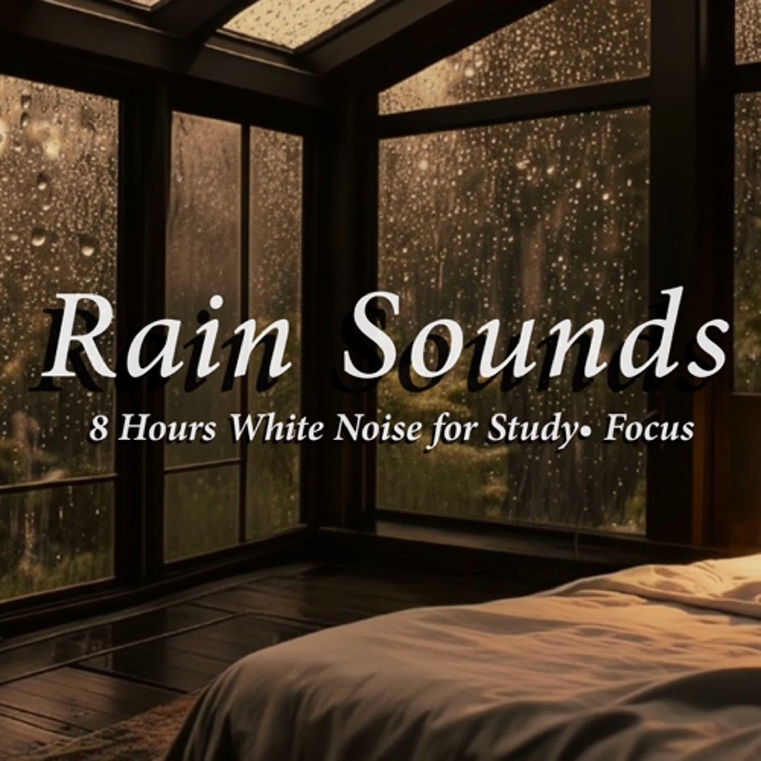 8 Hours Light Rain with Gentle Thunder & Fireplace Sounds｜8 小時微雨與雷聲、壁爐聲助眠放鬆音 episode artwork