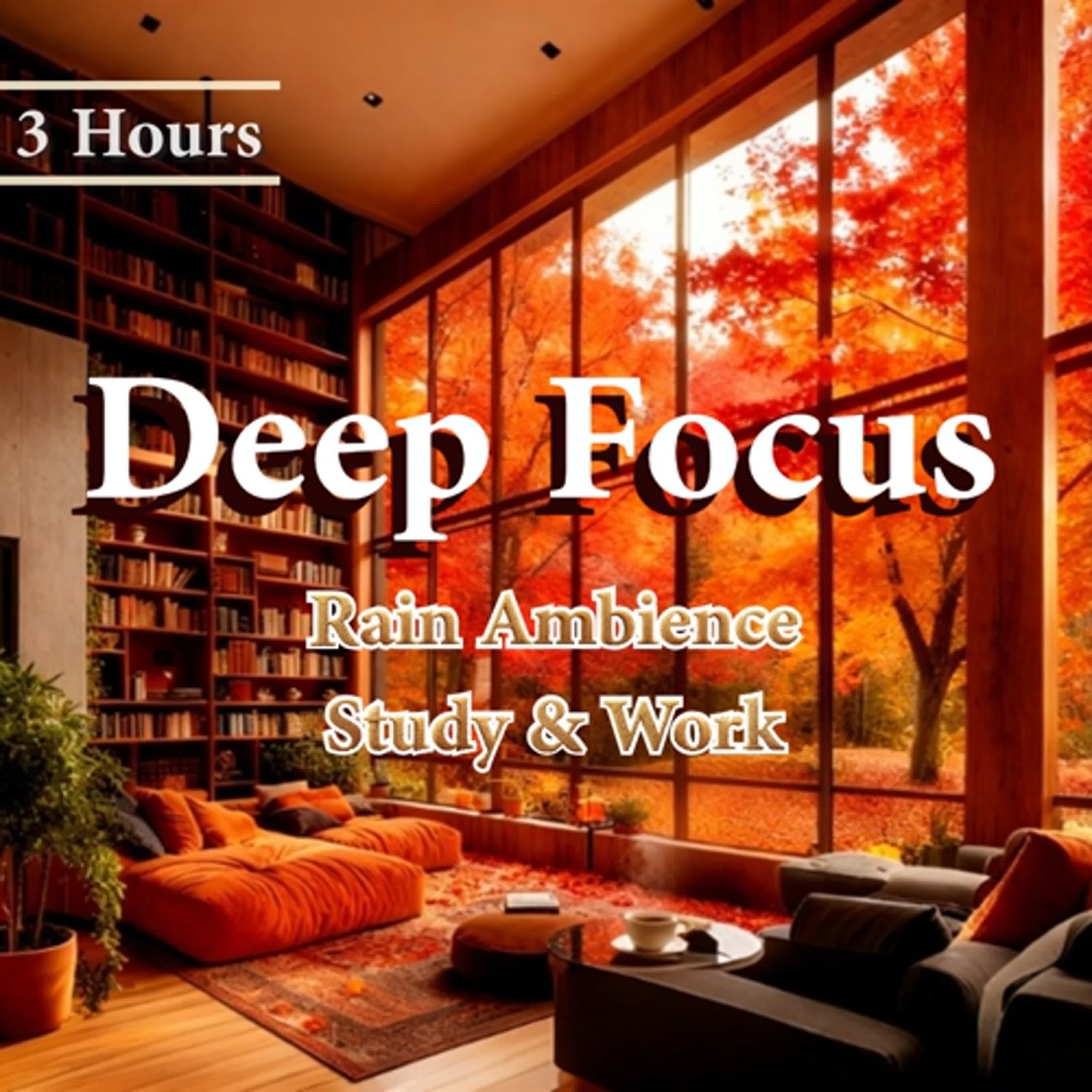 Rain, Fireplace & Book Sounds • Study, Focus & Relaxing Ambience 雨聲、壁爐火焰與翻書聲 • 學習、專注與放鬆氛圍 episode artwork