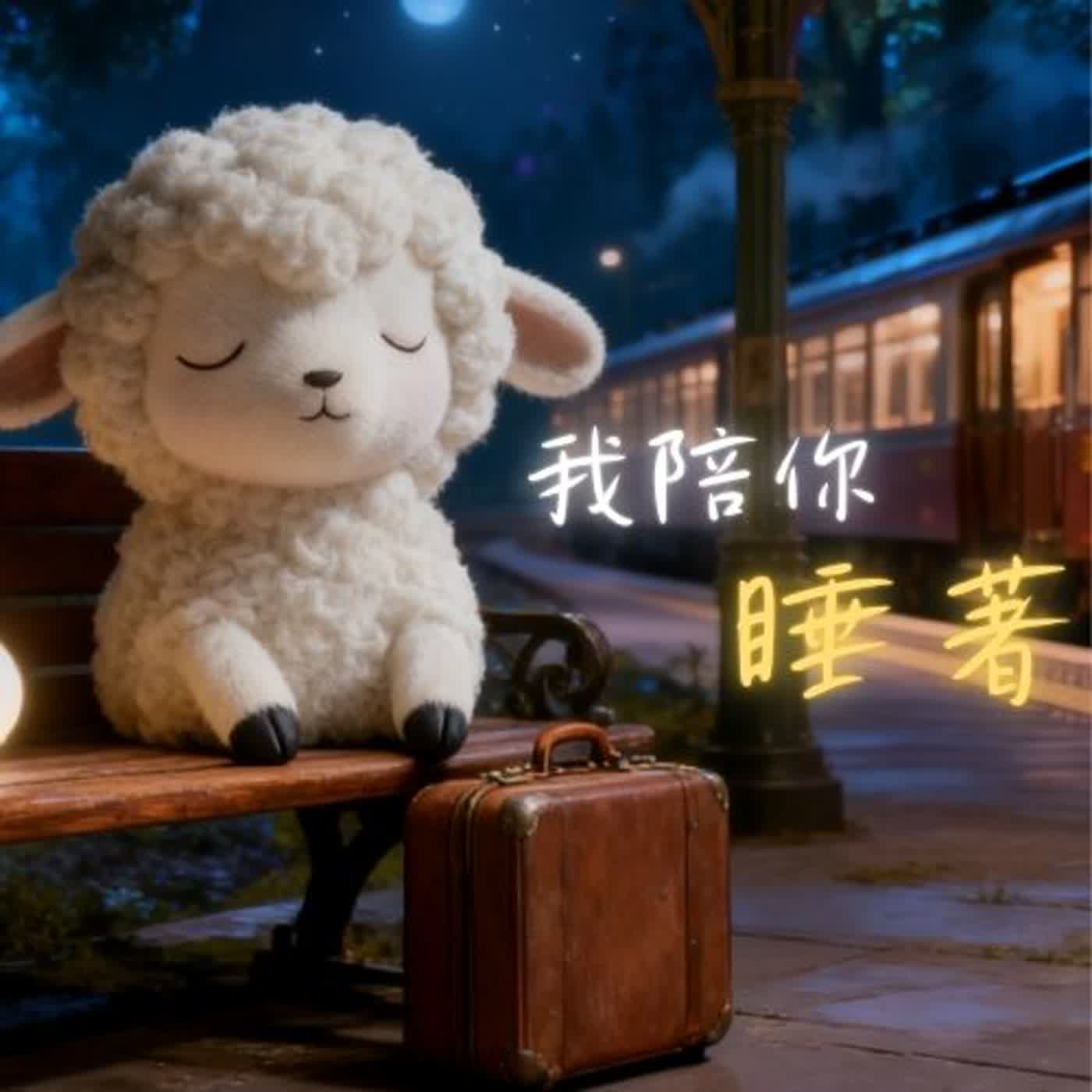 睡不著？45分鐘助眠冥想｜雨聲放鬆・深度睡眠｜小羊夜間列車 #1
