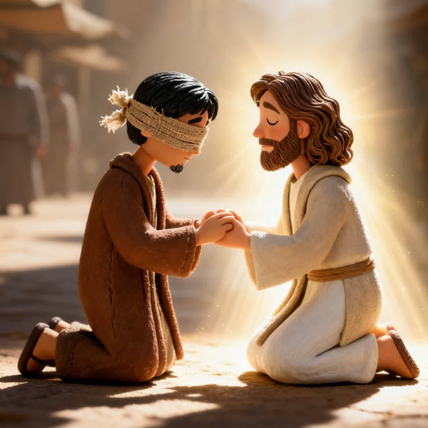 Born Blind… Then Jesus Came 🌙 45-Min Sleep Meditation Bible Story for Deep Peace  (Pink Noise) episode artwork