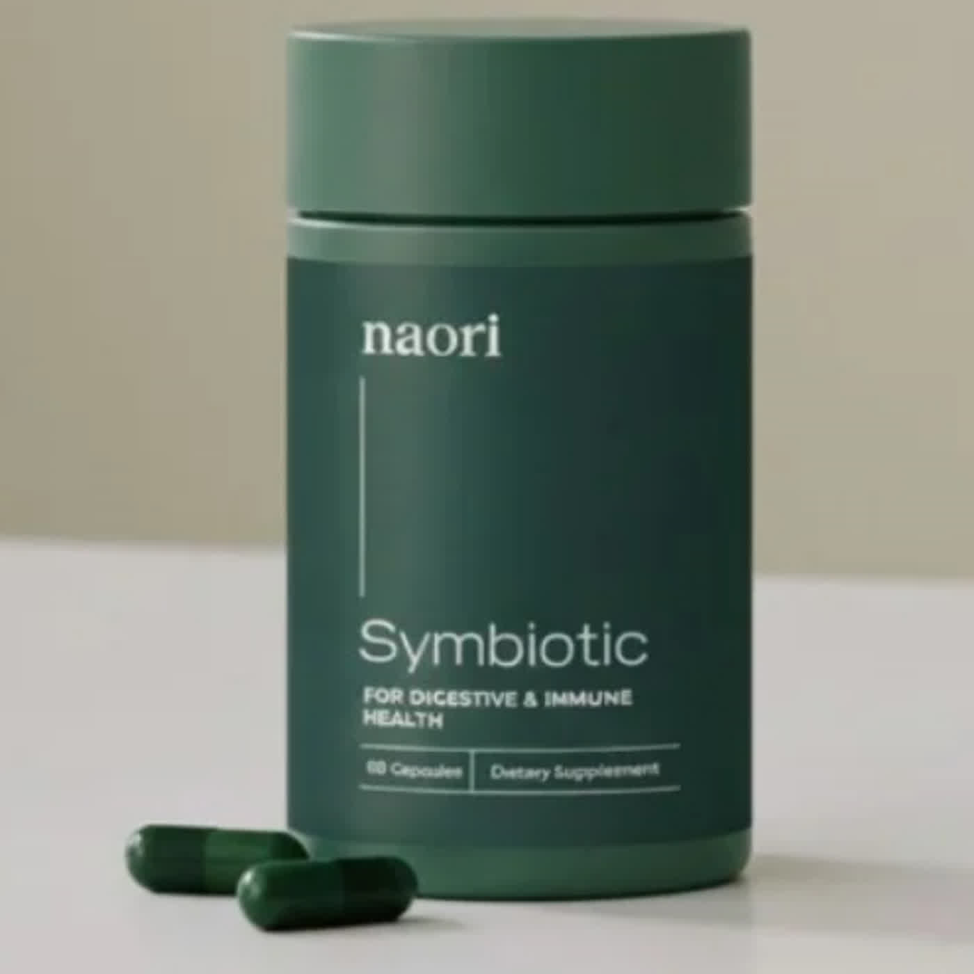 Naori Symbiotic Probiotic and Prebiotic Blend for Digestive Wellness and Immune Defense