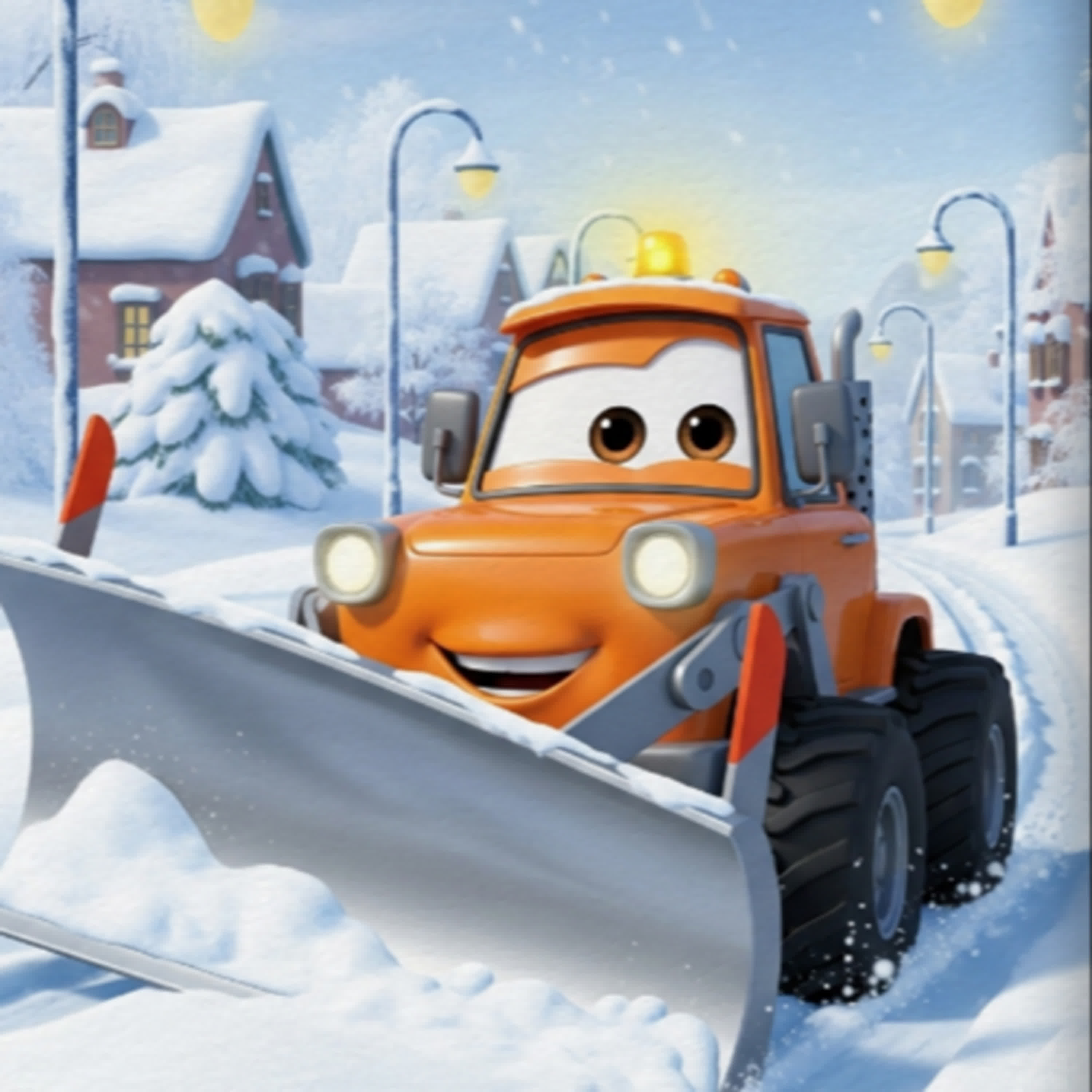 鏟雪車-勇敢的鏟雪車奧利