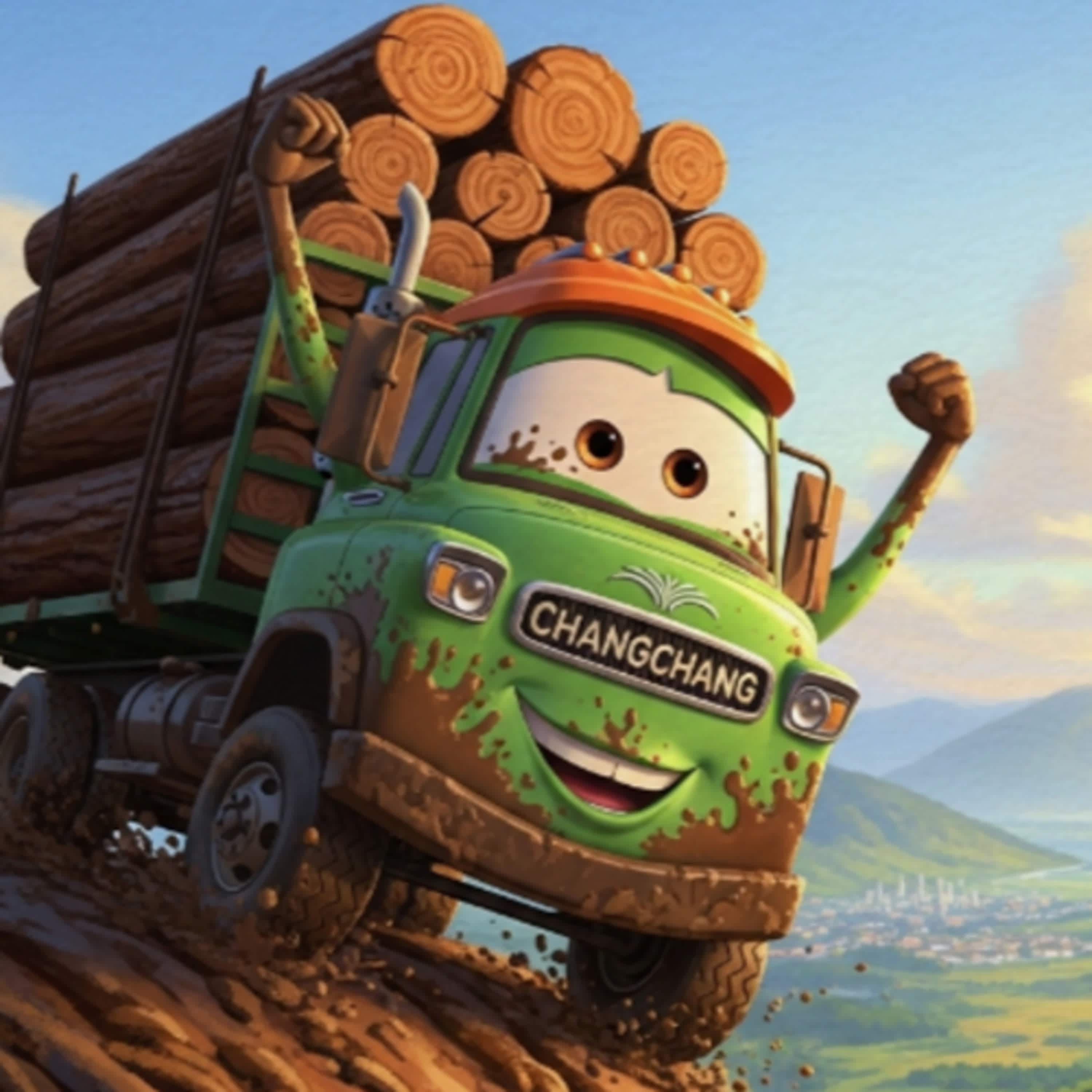 運材車-常常的勇敢旅程