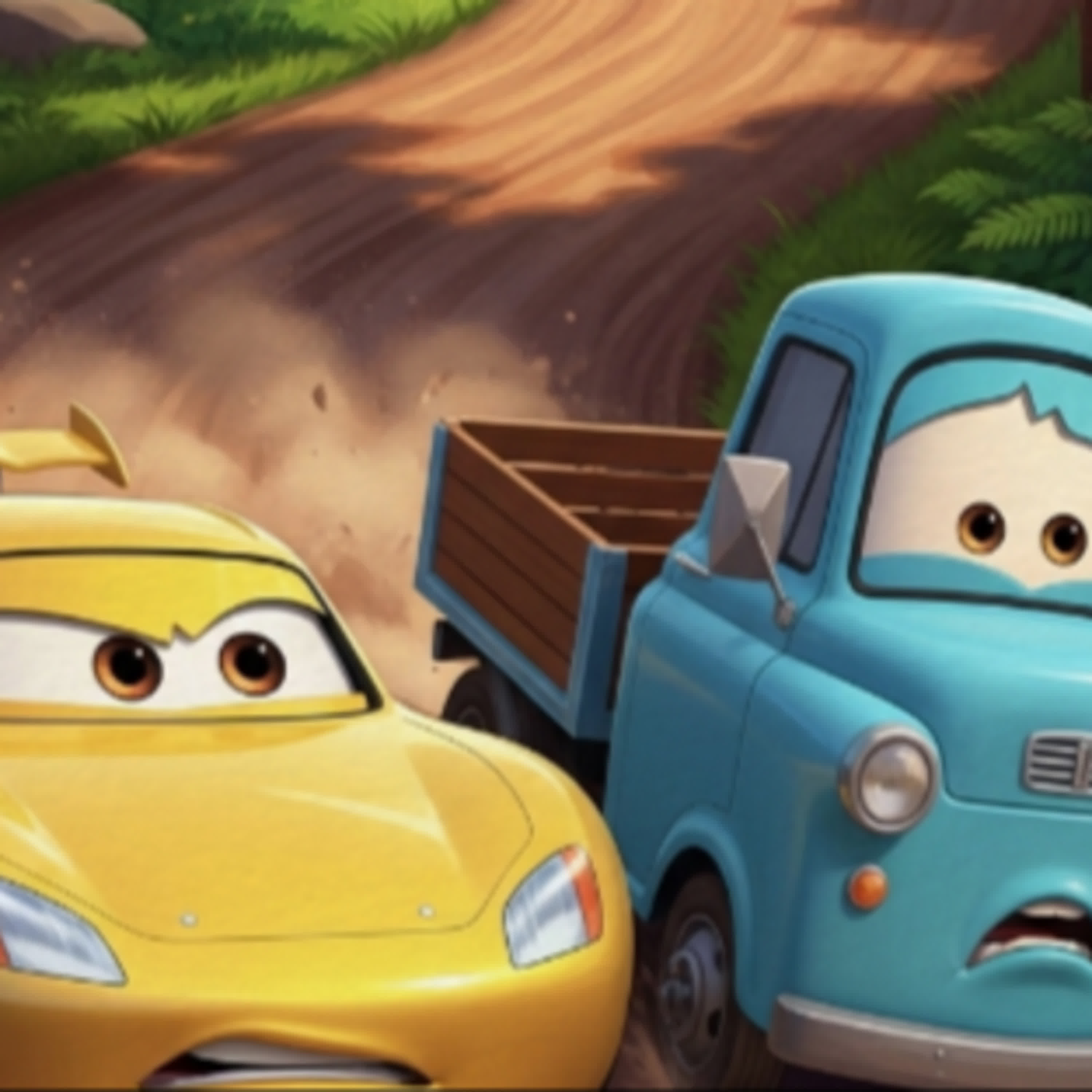 跑車-黃色跑車的真正勝利