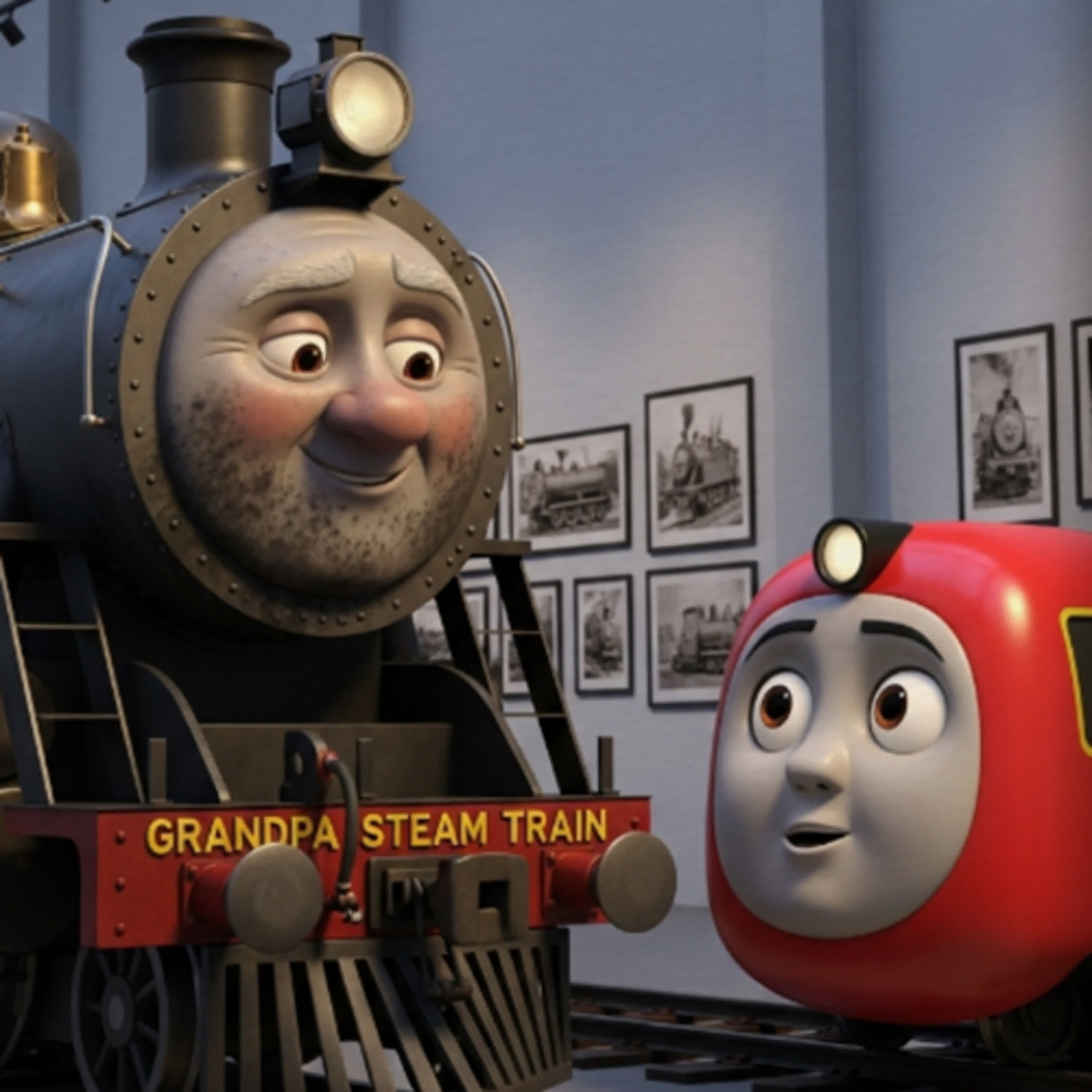 火車-鐵道博物館裡的火車朋友