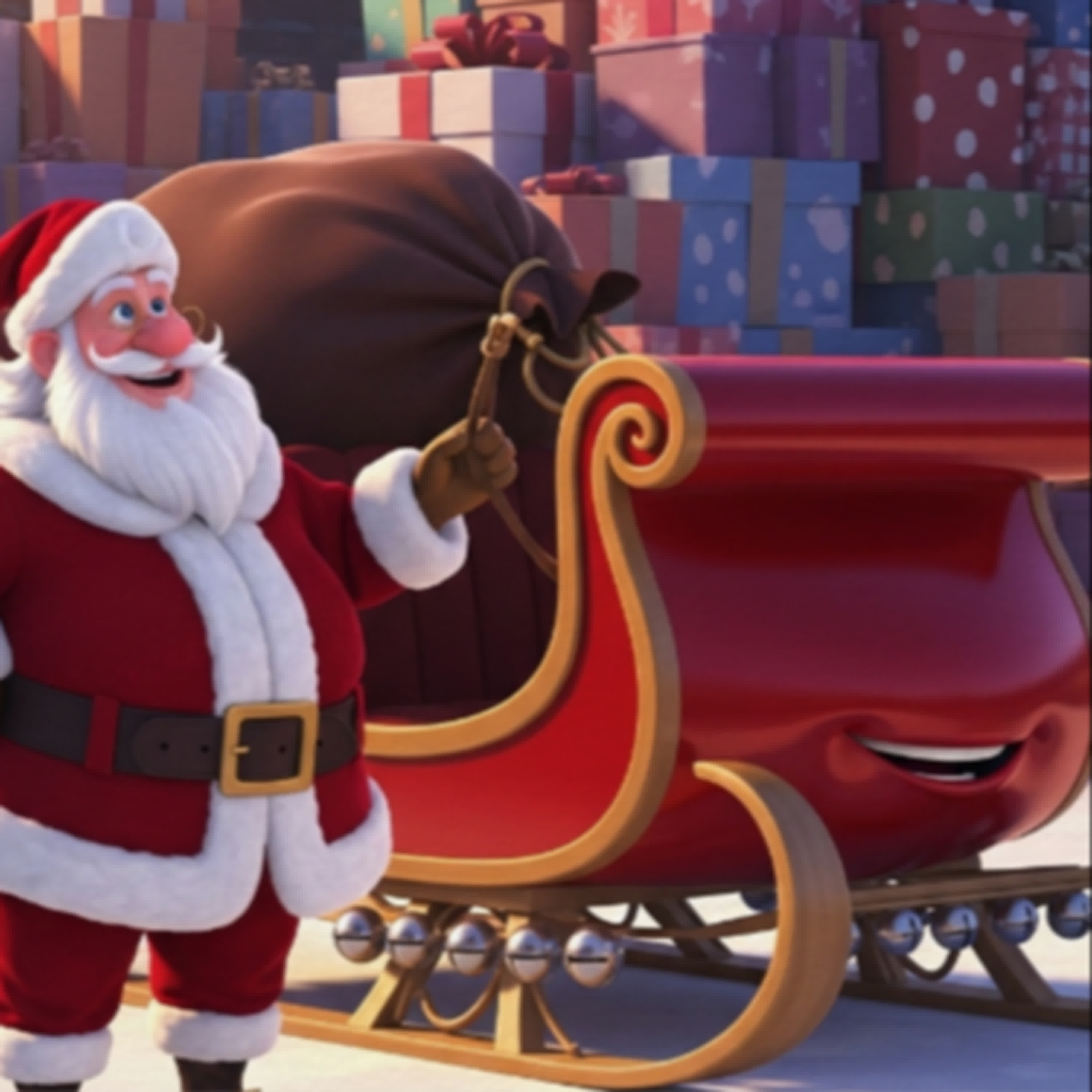 雪橇-聖誕老公公與飛飛的全球大挑戰