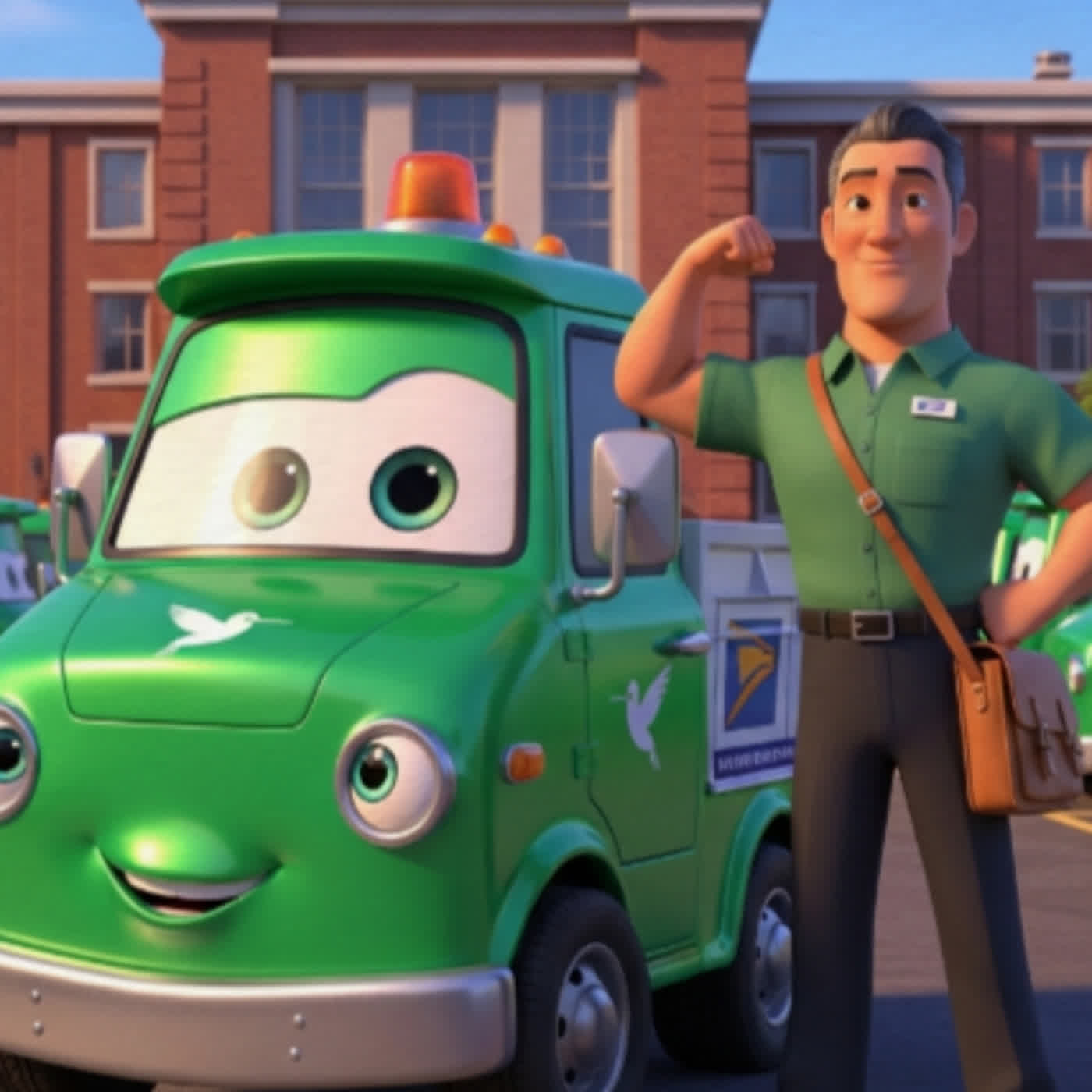 郵務車-郵務車小綠的大冒險 郵務車-郵務車小綠的大冒險