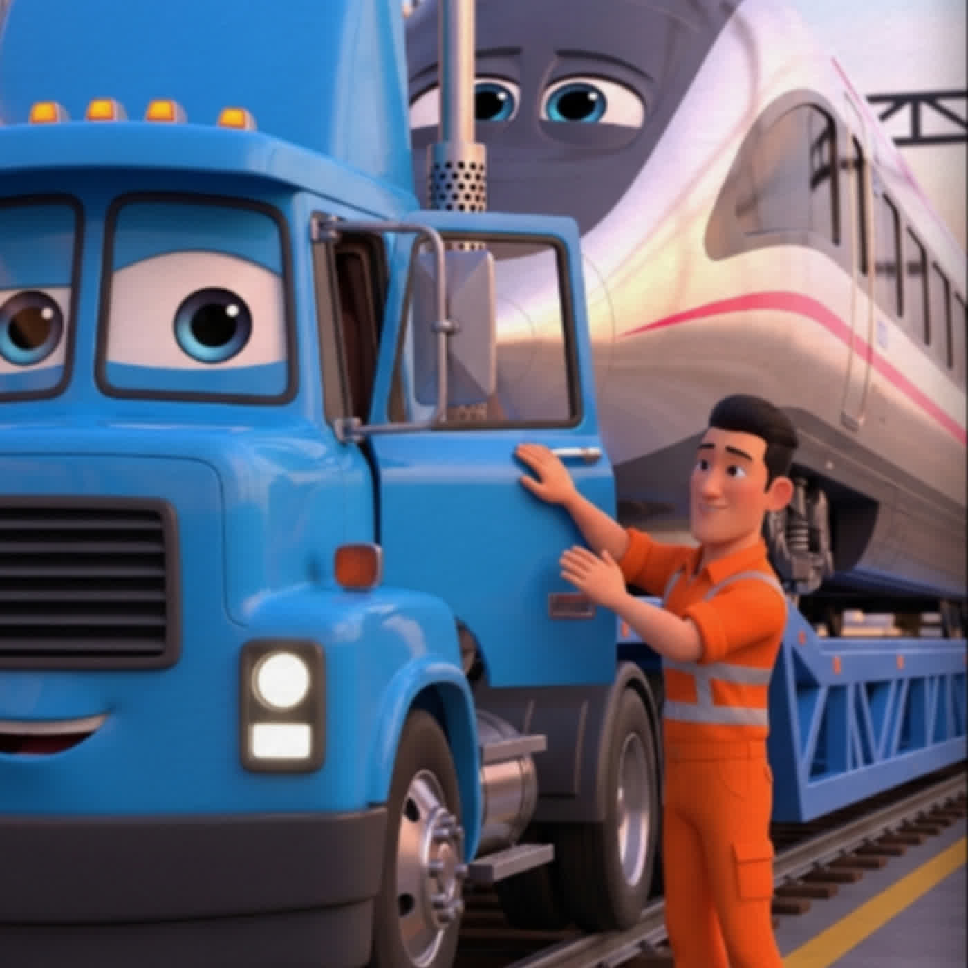 高鐵運輸車-城市裡溫柔的巨人大強 高鐵運輸車-城市裡溫柔的巨人大強