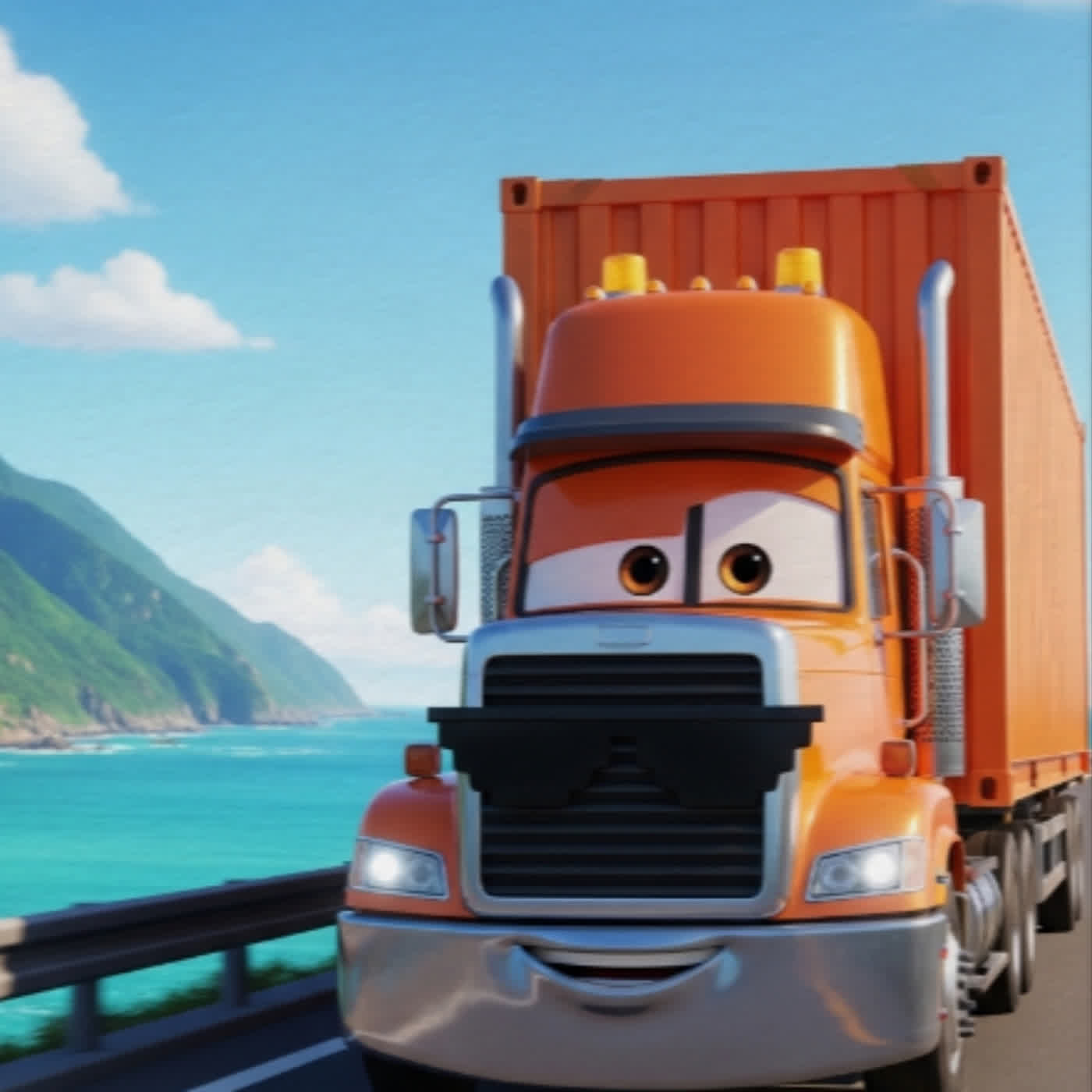 貨櫃車-悠閒的貨櫃車YY去旅行 貨櫃車-悠閒的貨櫃車YY去旅行