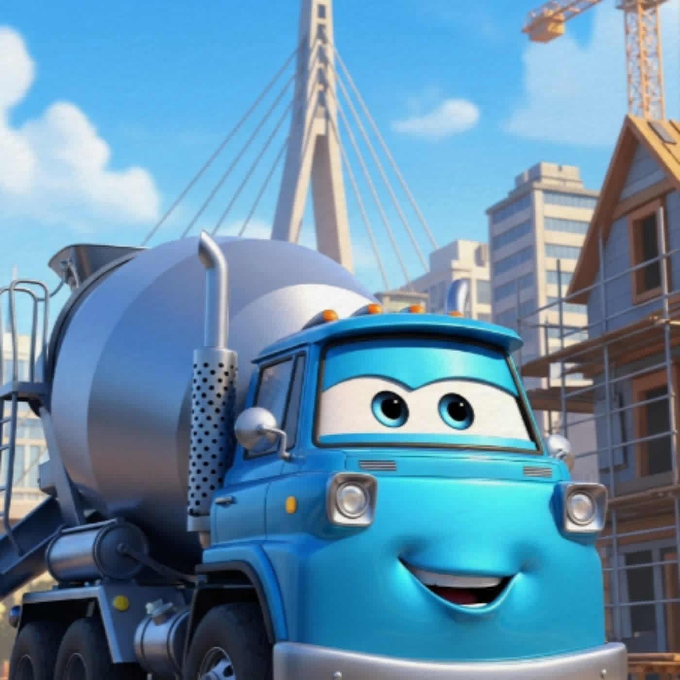 攪拌車-圓圓的魔法肚子 攪拌車-圓圓的魔法肚子