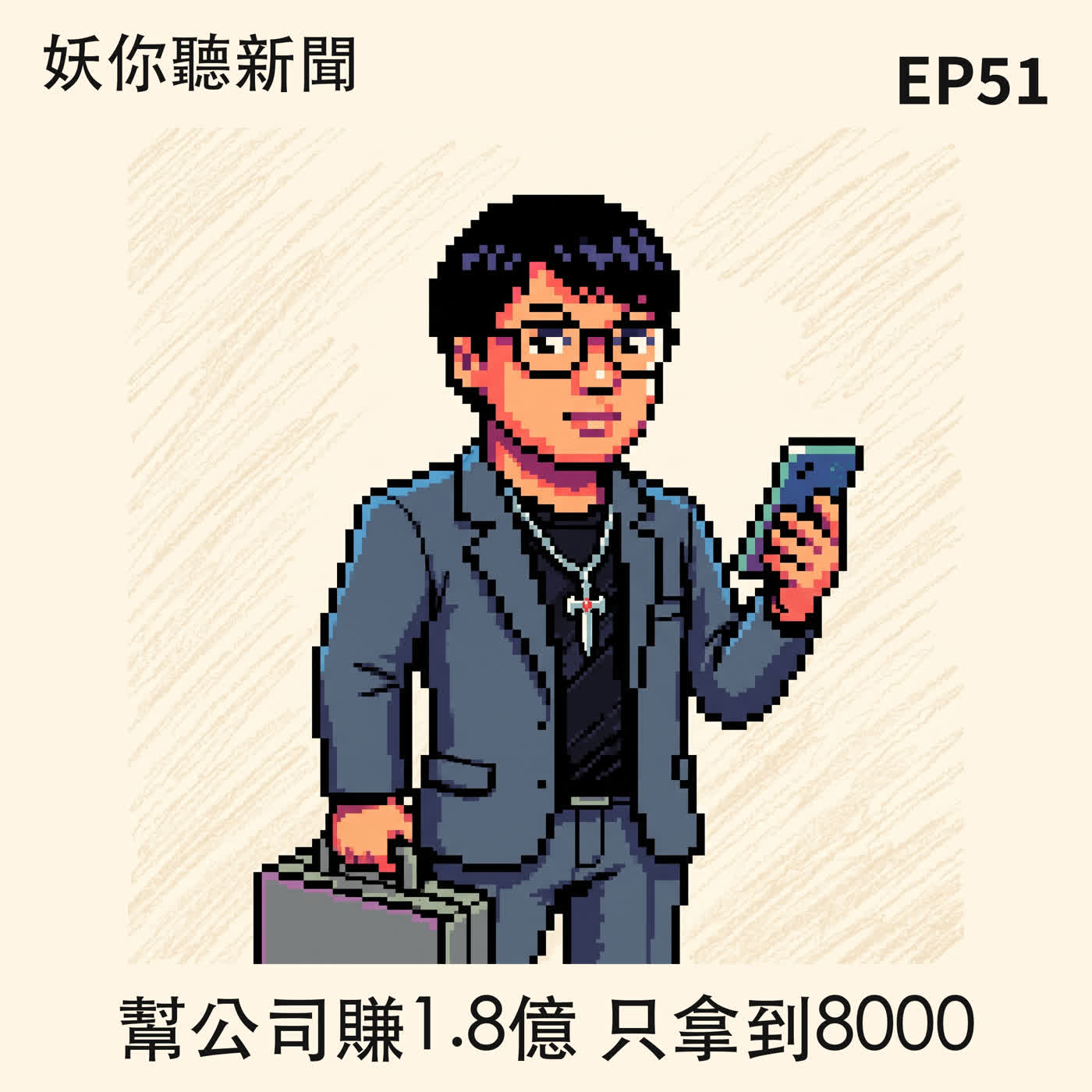 EP51|他幫公司賺 1.8 億,只拿到 8000 塊和一張手寫卡片——失業三次、轉行四次,最後專門幫人少走冤枉路 episode artwork
