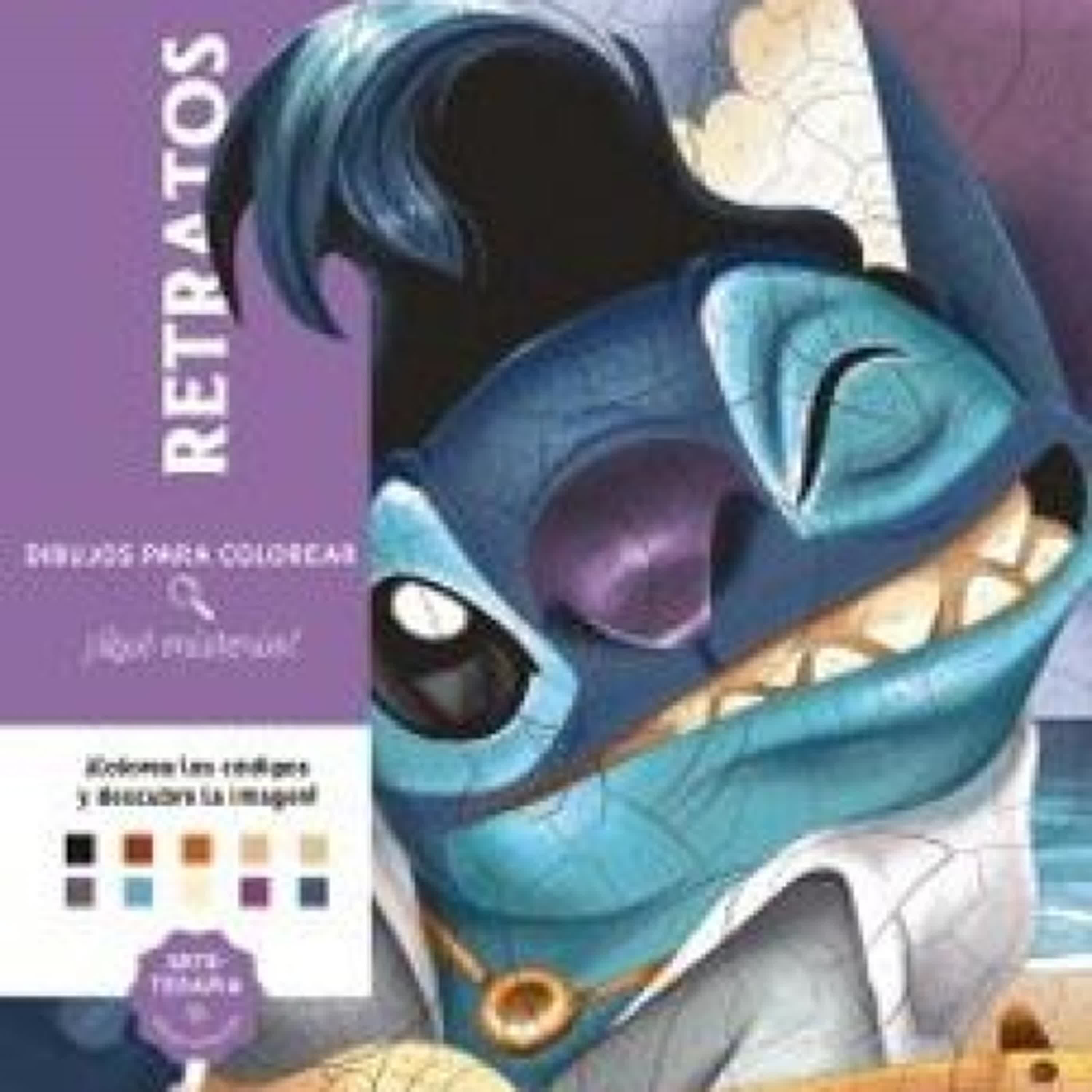 DIBUJOS PARA COLOREAR, ¡QUE MISTERIO! RETRATOS Varios autores