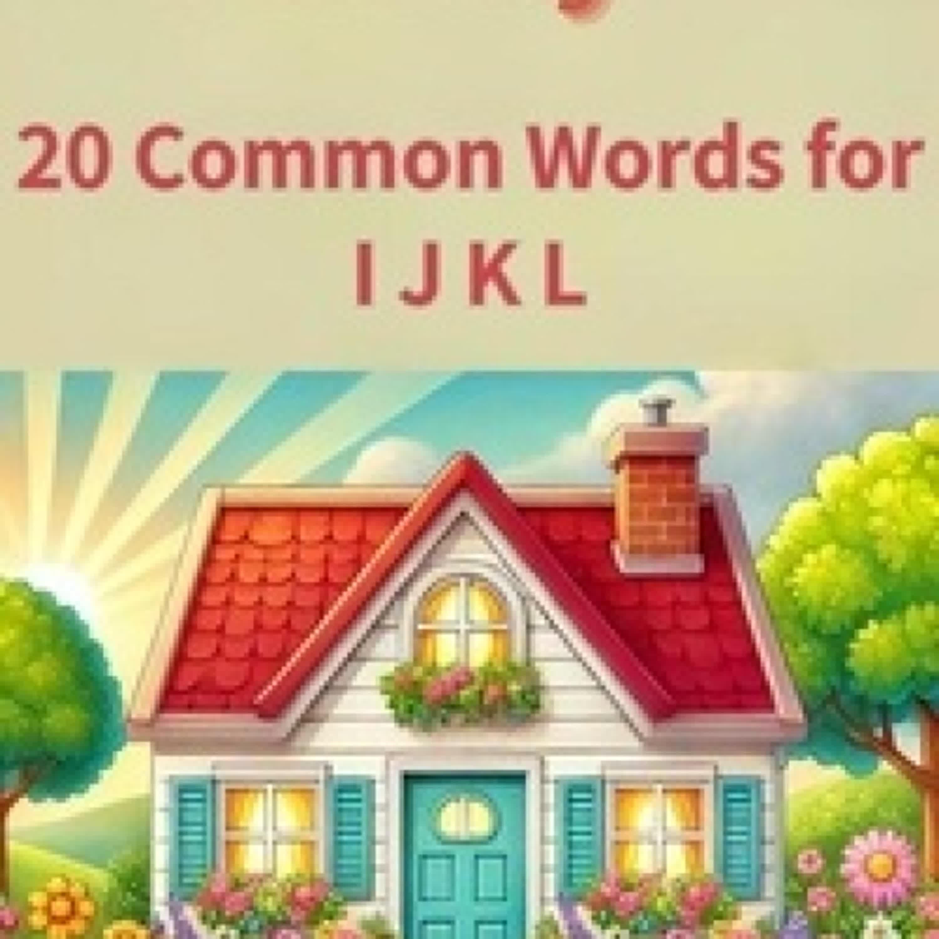 {téléchargement} Family : 20 Common Words for I J K L (Volume 3 of 6)