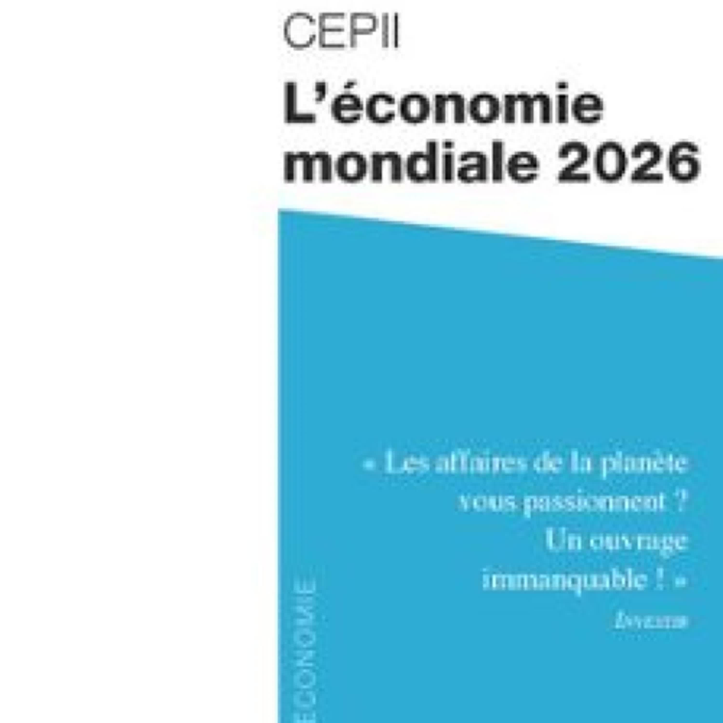 L'ÉCONOMIE MONDIALE 2026 CEPII (CENTRE D'ÉTUDES PROSPECTIVES ET D'INFORMATIONS INTERNATIONALES)
