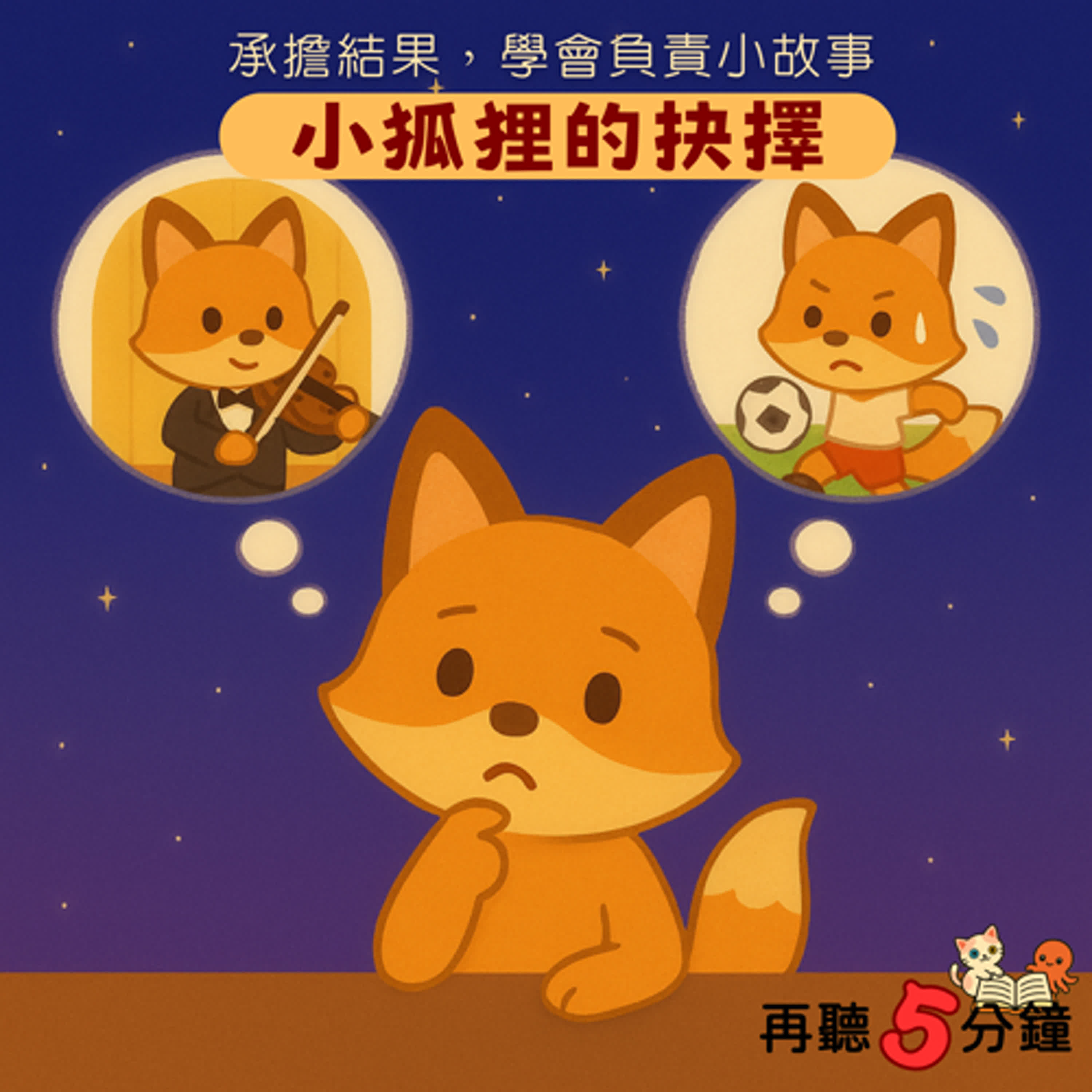 S1#5-1〈承擔後果，學習負責〉小狐狸的抉擇 episode artwork