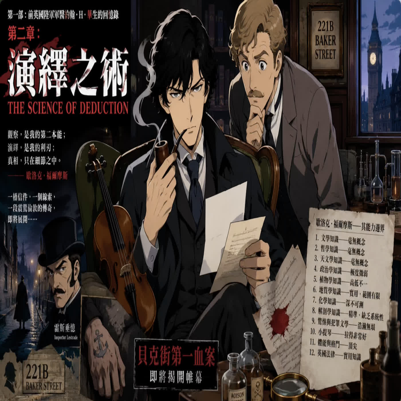 《血字的研究》第一部第二章：演繹之術 episode artwork