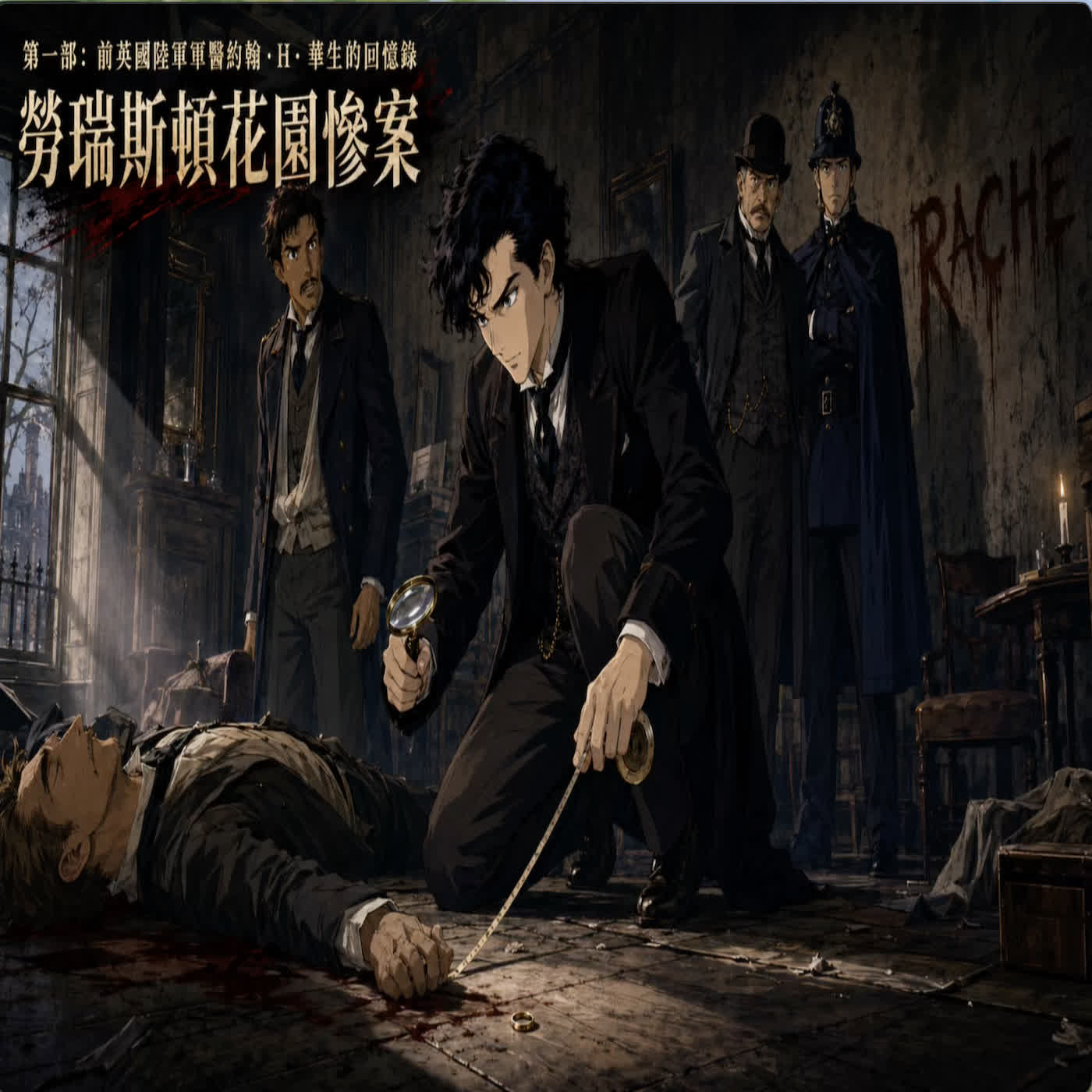 《血字的研究》第一部第三章：勞瑞斯頓花園慘案 episode artwork