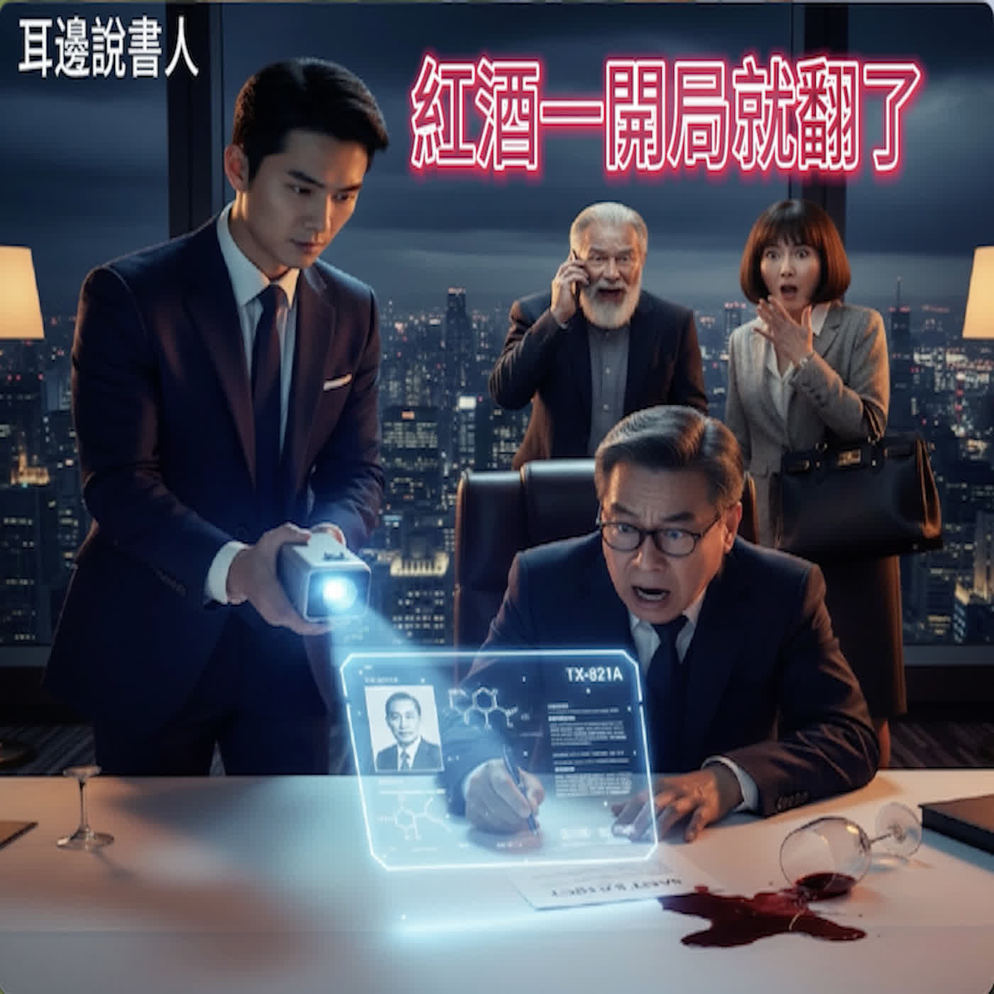 「耳邊說書人」紅酒一開局就翻了 「耳邊說書人」紅酒一開局就翻了