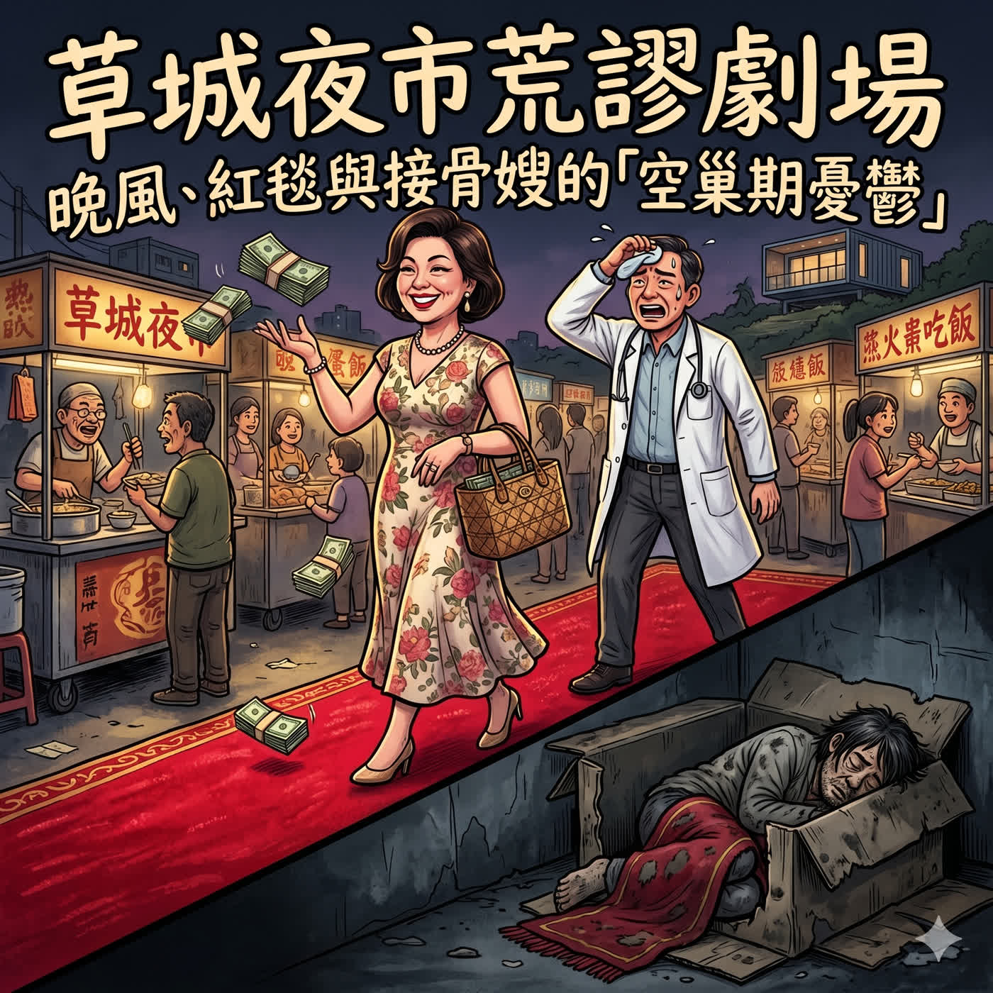 草城夜市寓言之總顧問前傳 第五篇：晚風吹拂的紅地毯與十萬塊的參觀費 episode artwork