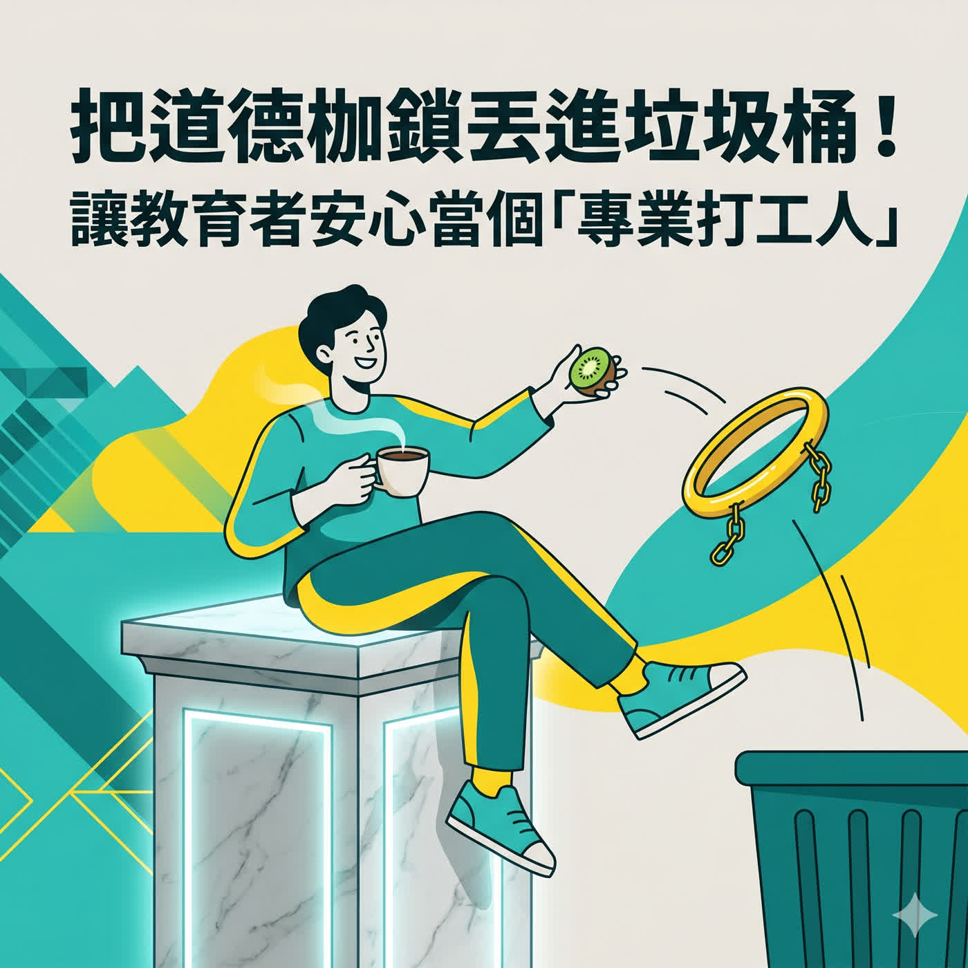 老師不是神！把道德枷鎖丟進垃圾桶！讓教育者安心當個「專業打工人」 episode artwork