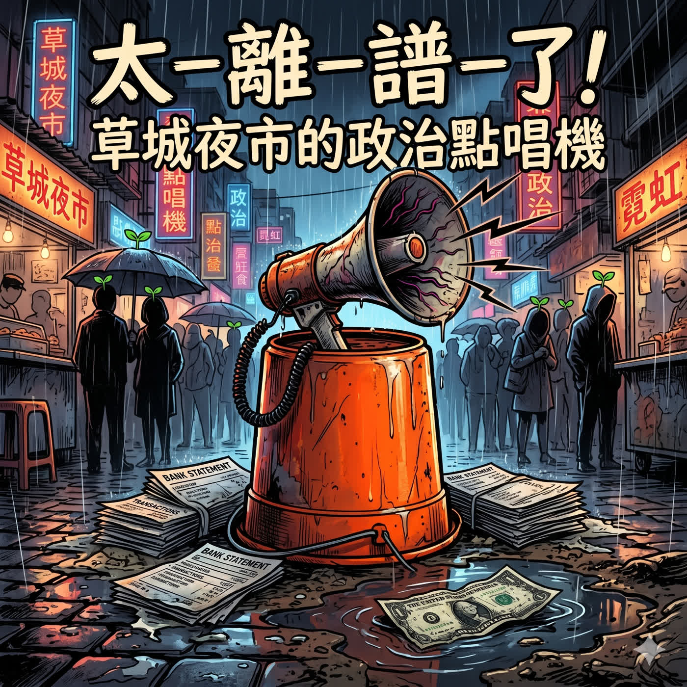 草城夜市寓言之阿福外傳 第四篇：代客叫罵的擴音器與人頭攤位的黑帳   episode artwork