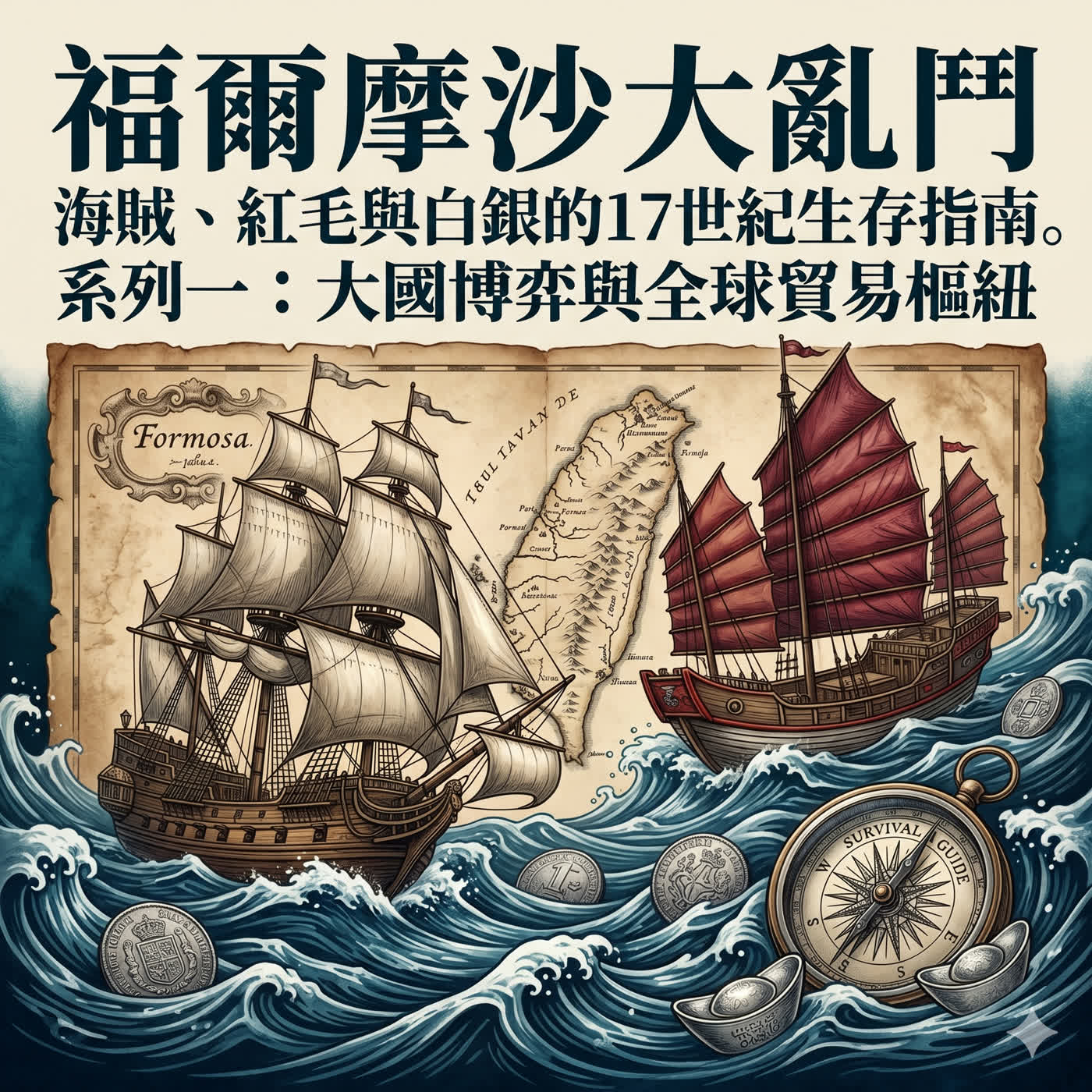 《福爾摩沙大亂鬥：海賊、紅毛與白銀的17世紀生存指南》系列一：大國博弈與全球貿易樞紐 episode artwork