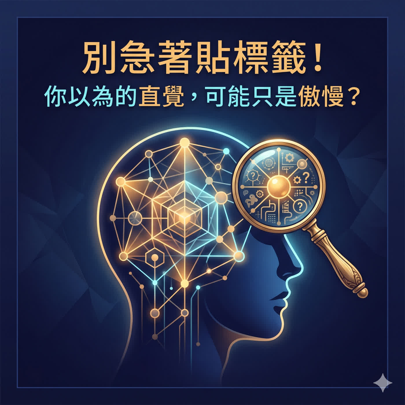 別急著貼標籤！你以為的直覺，可能只是傲慢？ episode artwork