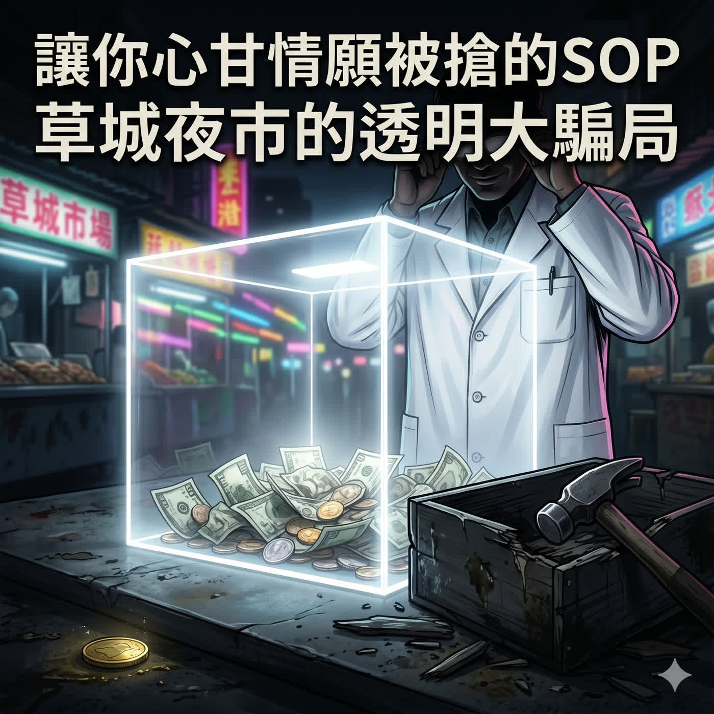 草城夜市寓言之總顧問前傳 第二篇：不分街口的廚餘與大笑撞擊的摺疊桌 episode artwork