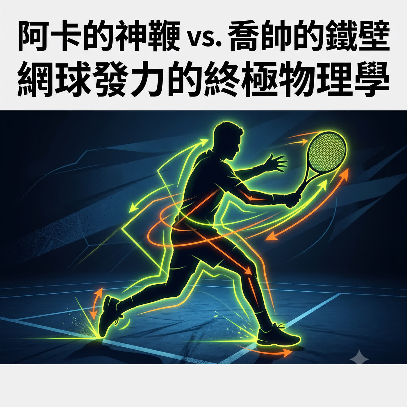 阿卡的神鞭 vs. 喬帥的鐵壁：網球發力的終極物理學 episode artwork