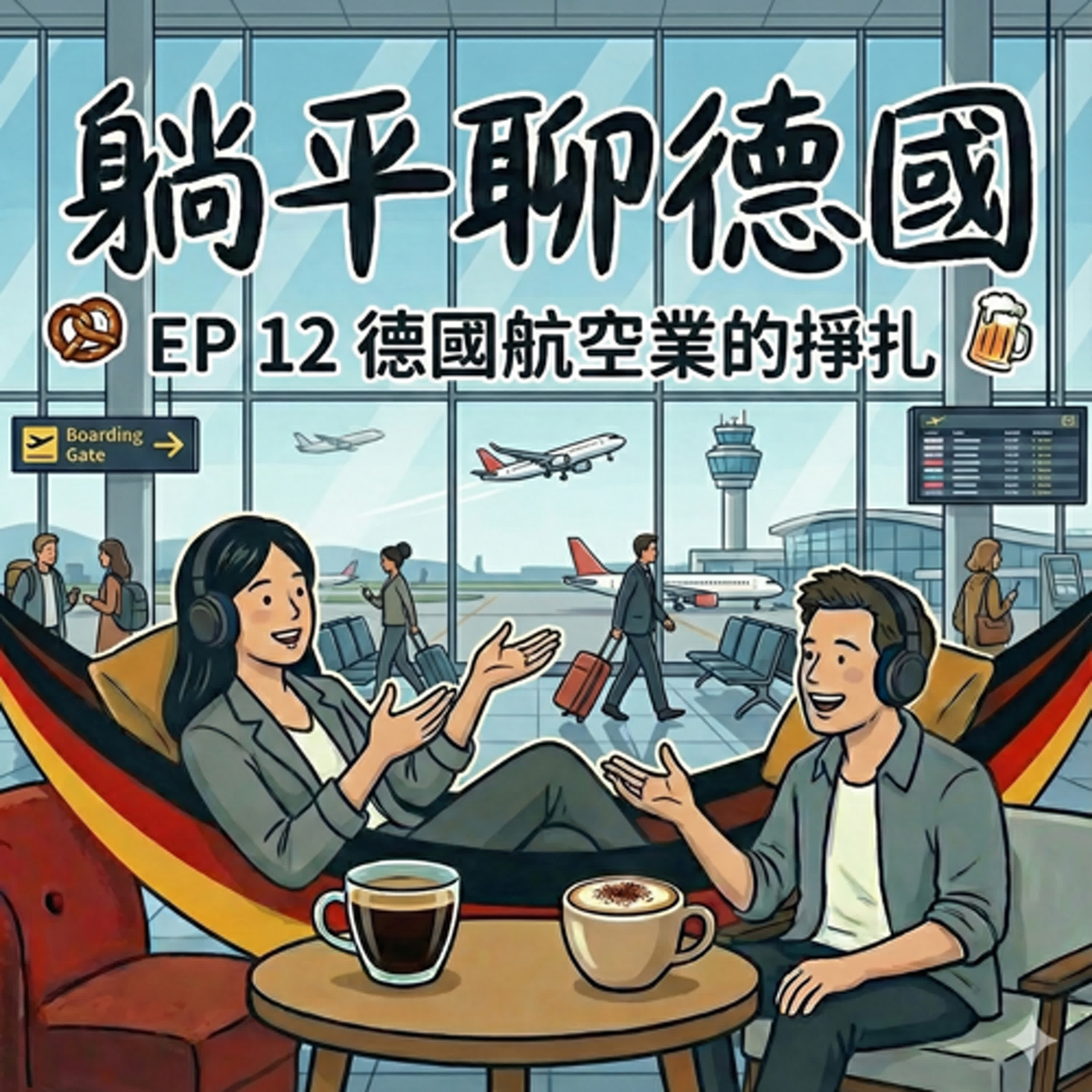 EP12 漢莎航空的「用腳投票」:撤離一半國內航班,德國正從歐洲轉運樞紐變成「飛不出去」的孤島?