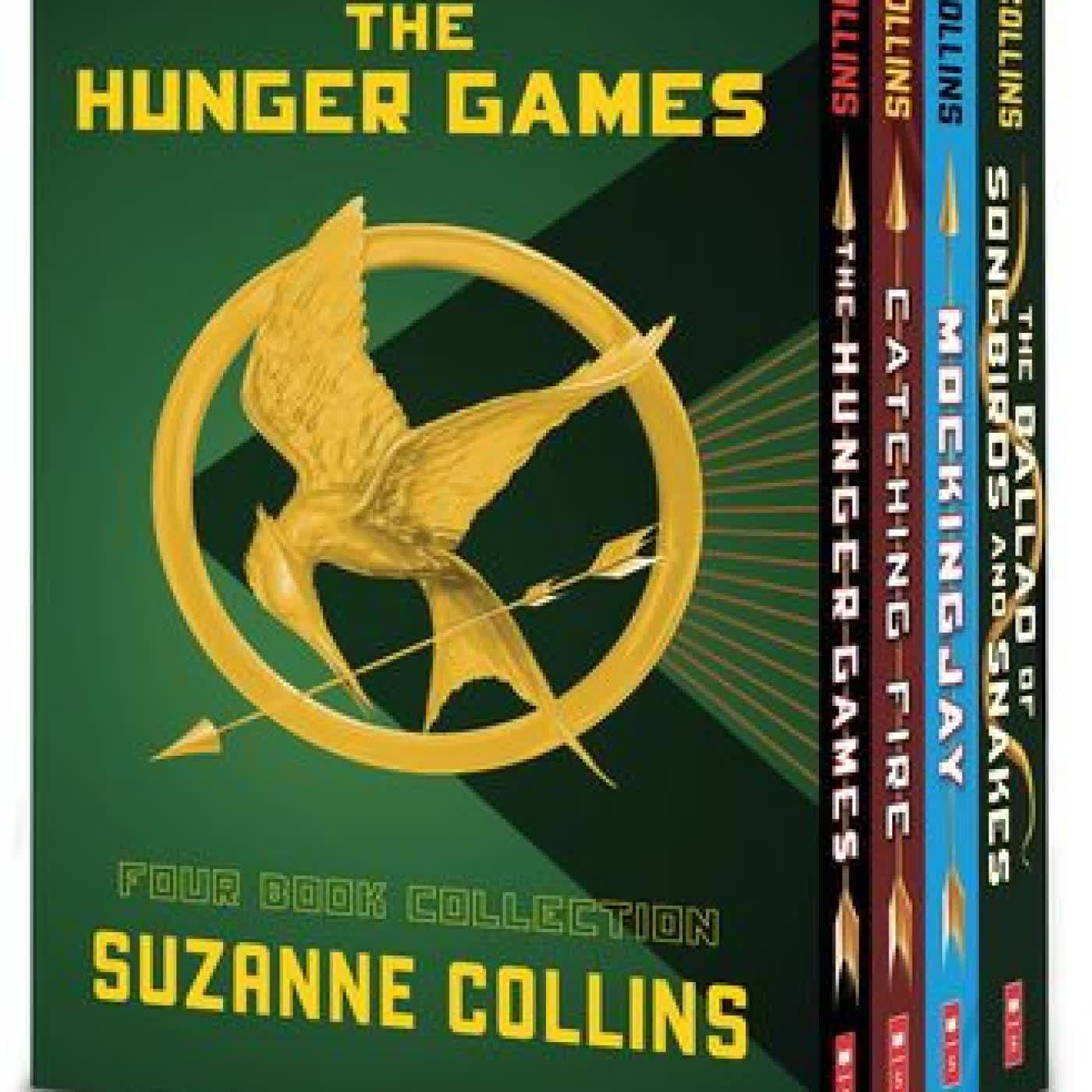 The Hunger Games 4-Book Paperback Box Set (The Hunger Games, Catching Fire, Mockingjay, the Ballad of Songbirds and Snakes) by Suzanne Collins on Iphone New Format