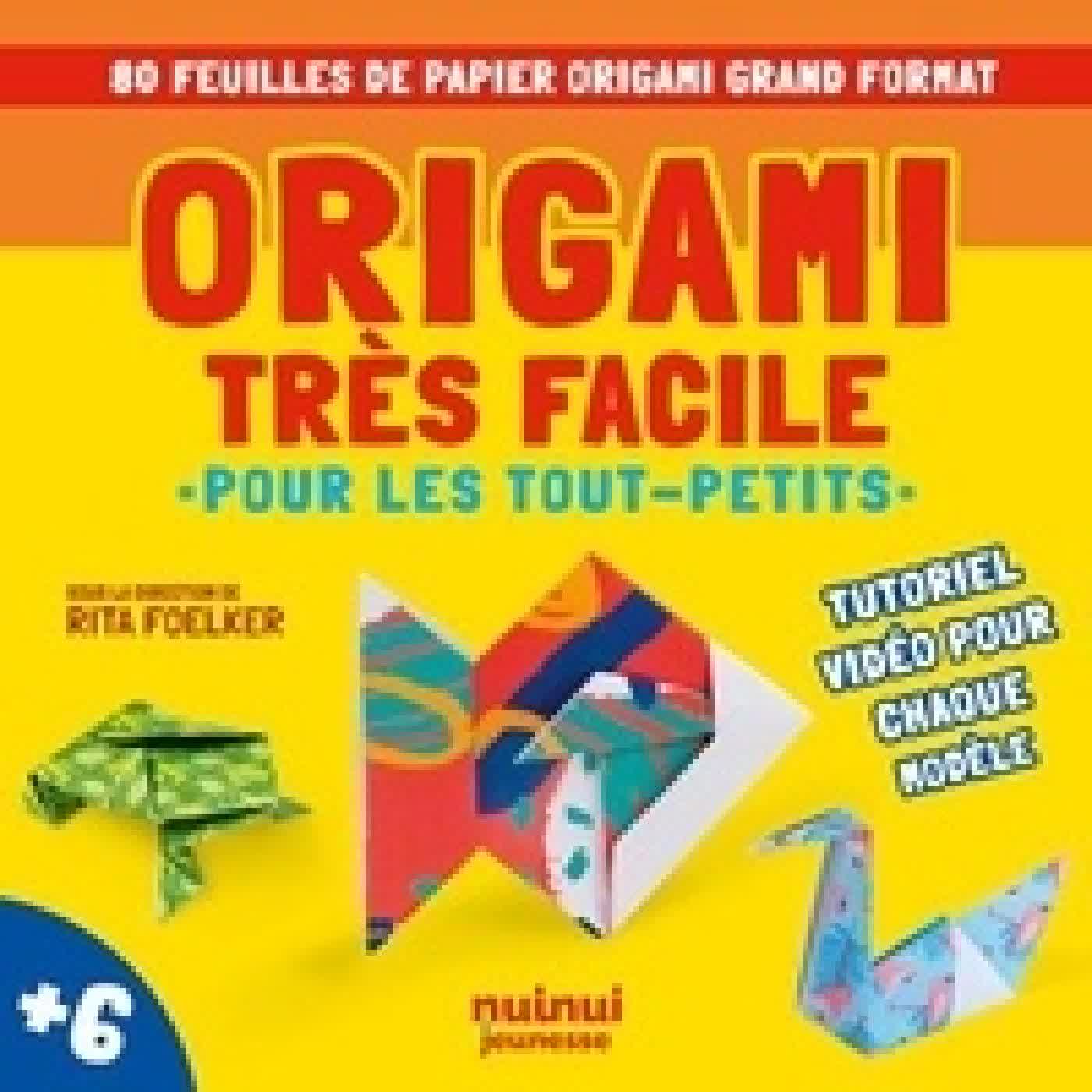 Télécharger Pdf Origami très facile pour les tout-petits - 80 feuilles de papier origami grand format
