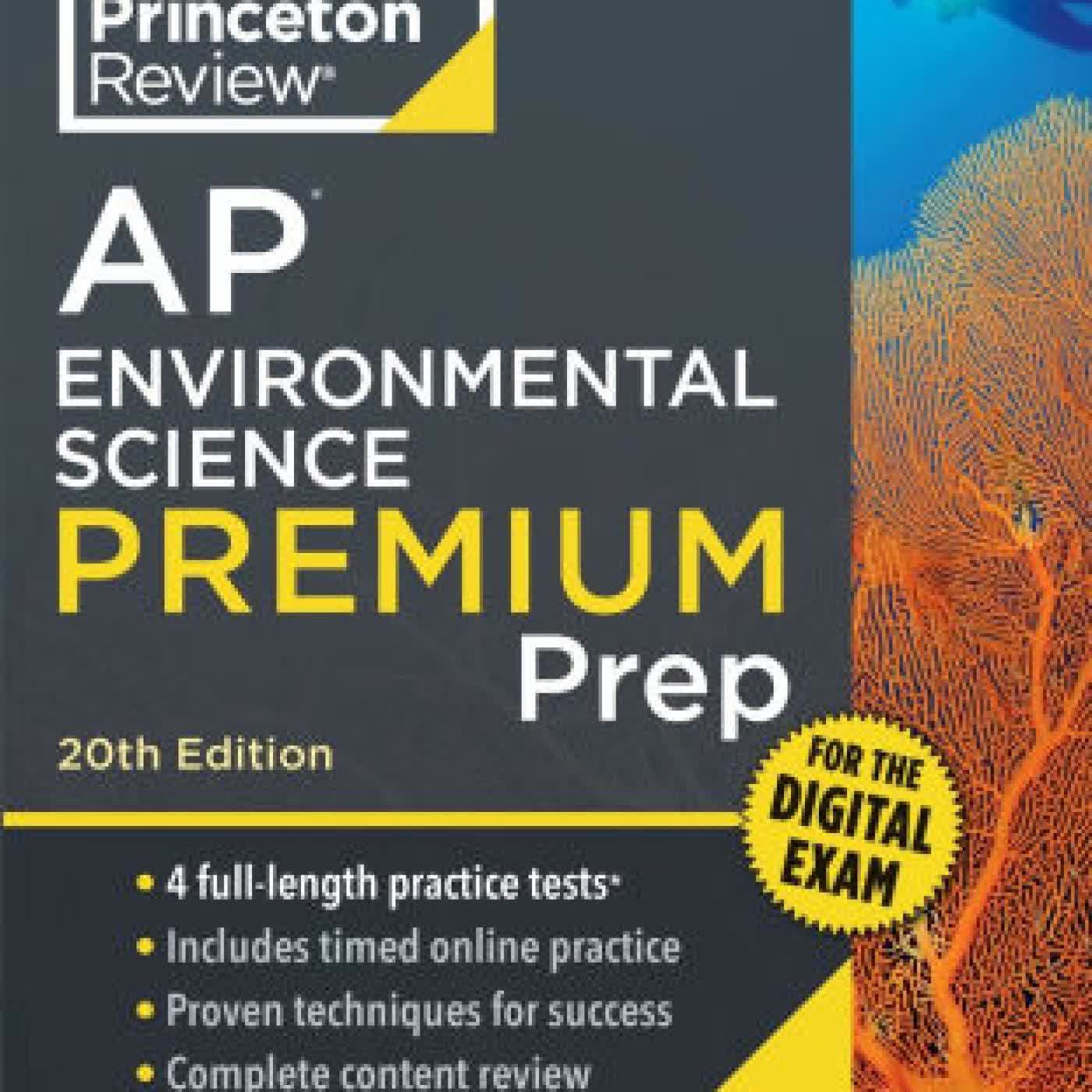 Princeton Review AP Environmental Science Premium Prep, 20th Edition: 4 Practice Tests + Digital Practice Online + Content Review by The Princeton Review on Iphone New Format
