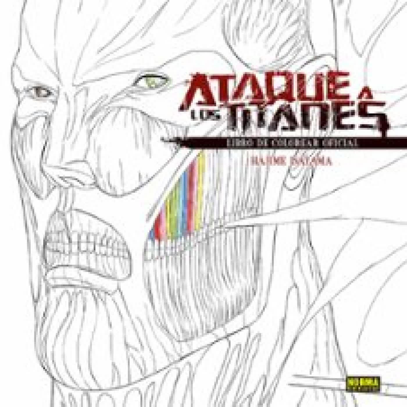 ATAQUE A LOS TITANES. LIBRO DE COLOREAR OFICIAL 2 Hajime Isayama