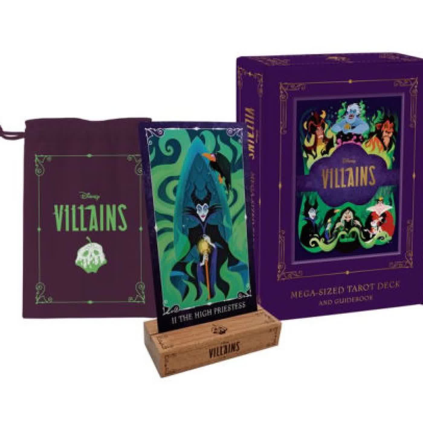 Mega-Sized Tarot: Disney Villains Tarot Deck and Guidebook by Insight Editions, Minerva Siegel on Iphone New Format