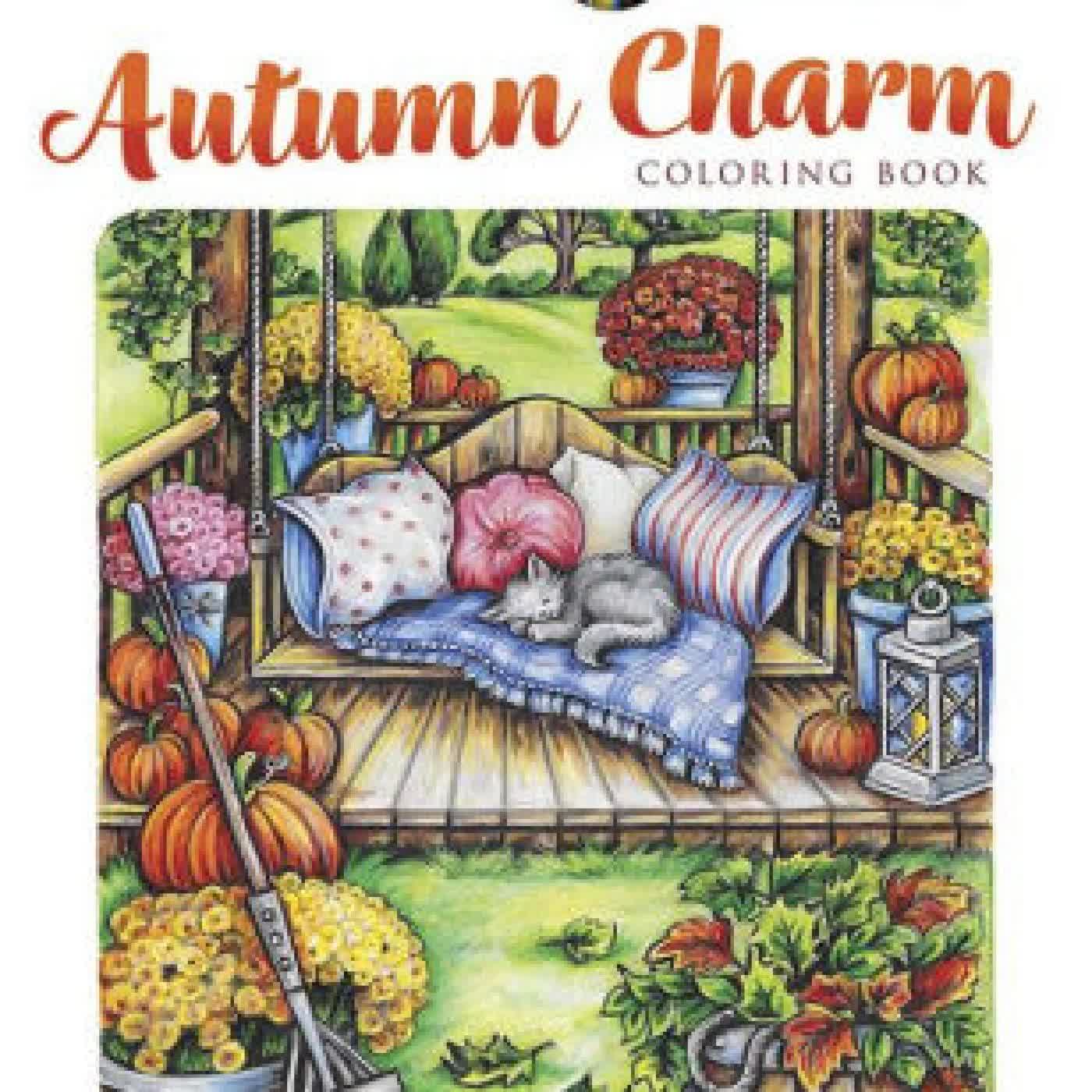 Creative Haven Autumn Charm Coloring Book by Teresa Goodridge on Iphone New Format