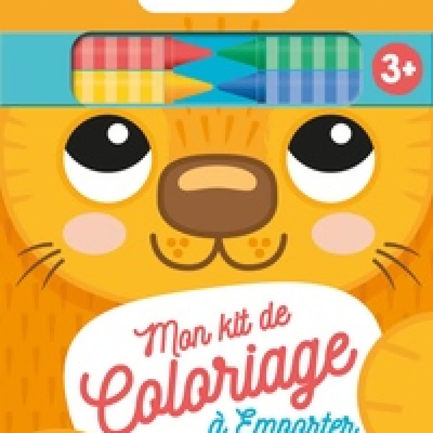 Télécharger Pdf Mon kit de coloriage à emporter Chat - Avec 4 crayons inclus