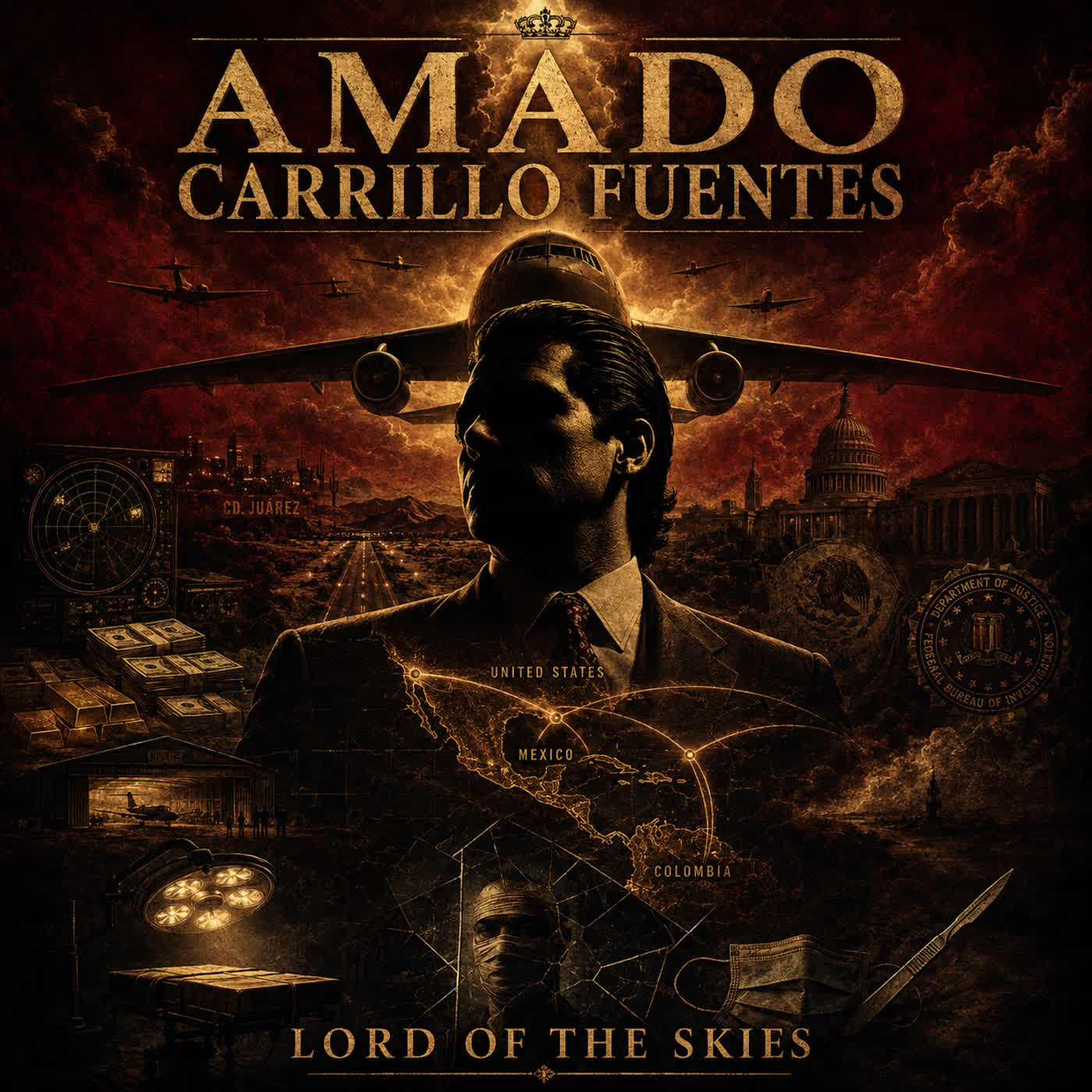 EP23|Amado Carrillo Fuentes|墨西哥毒梟|外號「天空之王」,用飛機送毒比風還快。