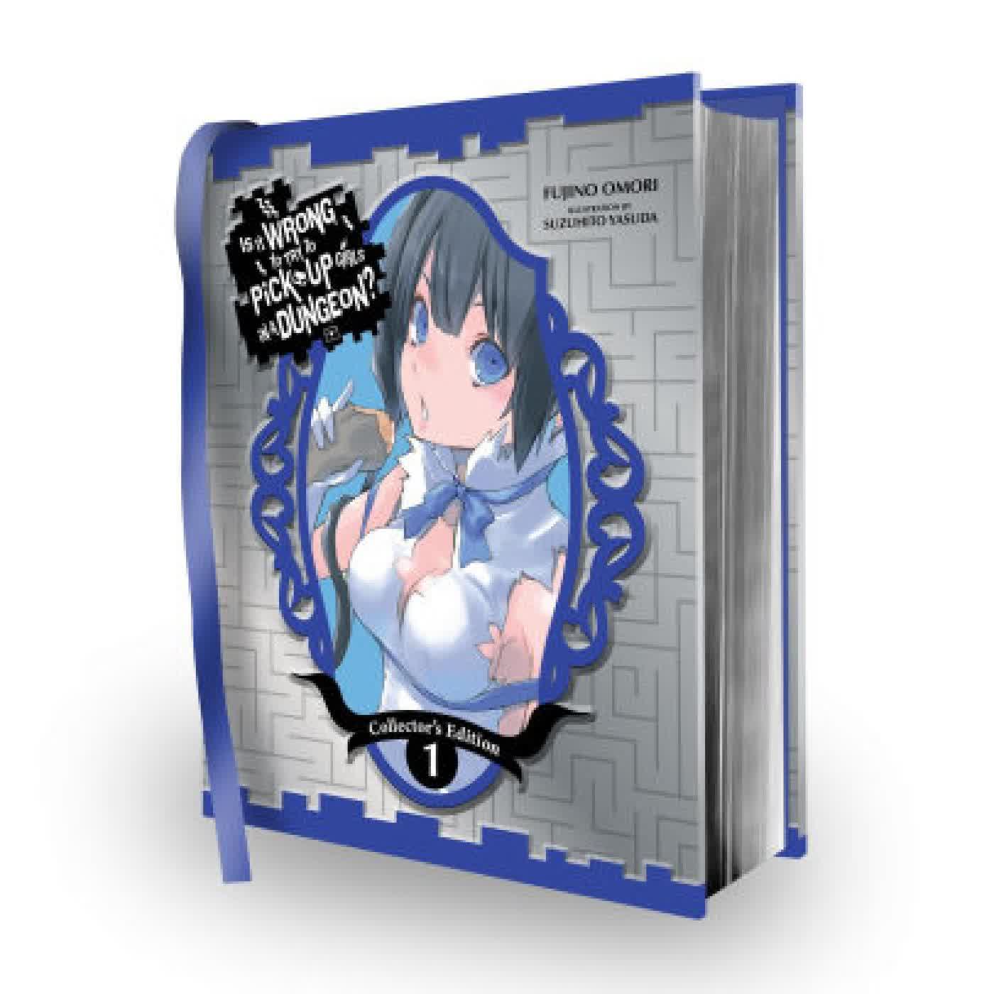 Is It Wrong to Try to Pick Up Girls in a Dungeon? Collector's Edition, Vol. 1 by Fujino Omori, Suzuhito Yasuda, Andrew Gaippe on Iphone New Format
