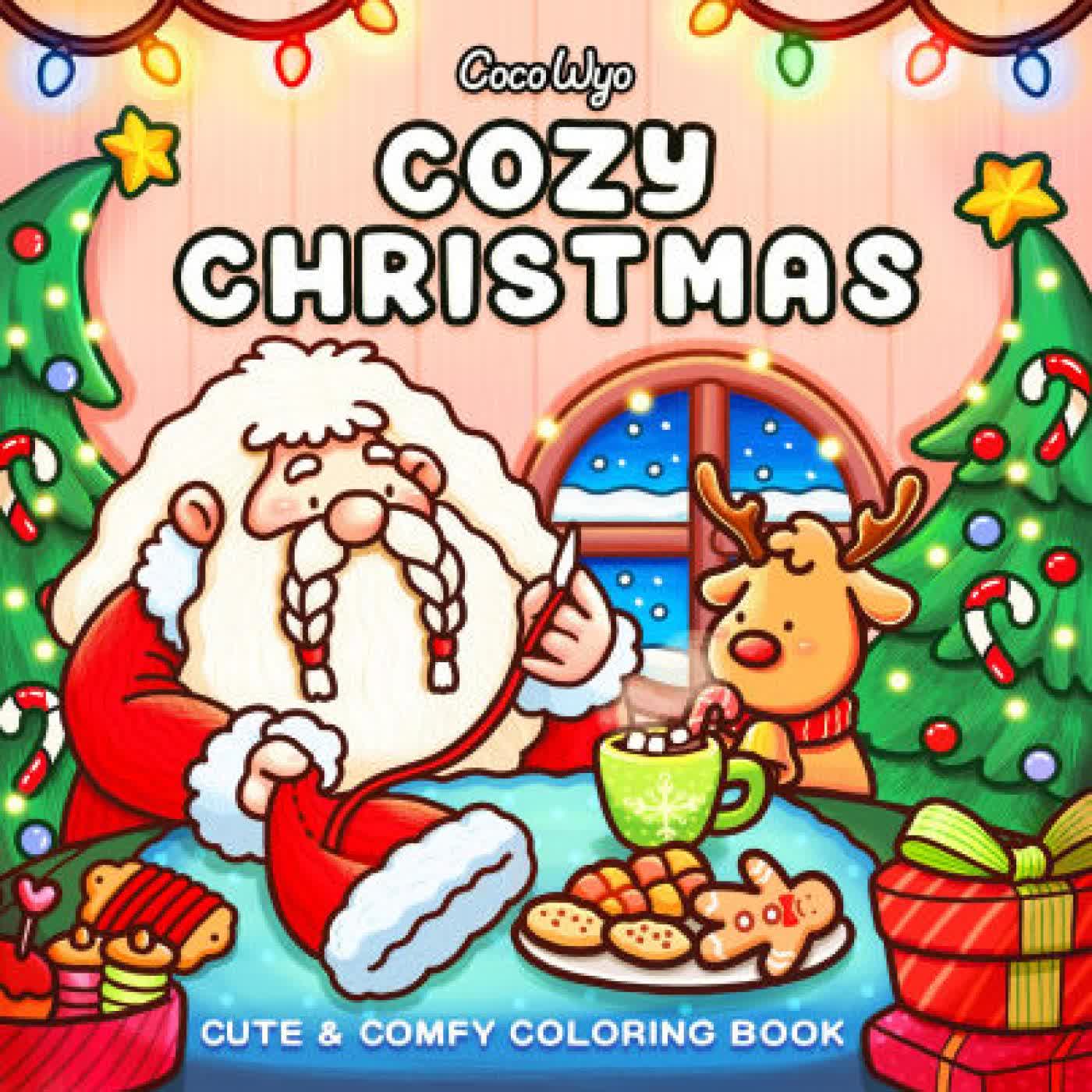 Cozy Christmas: Coloring Book for Adults and Kids by Coco Wyo on Iphone New Format