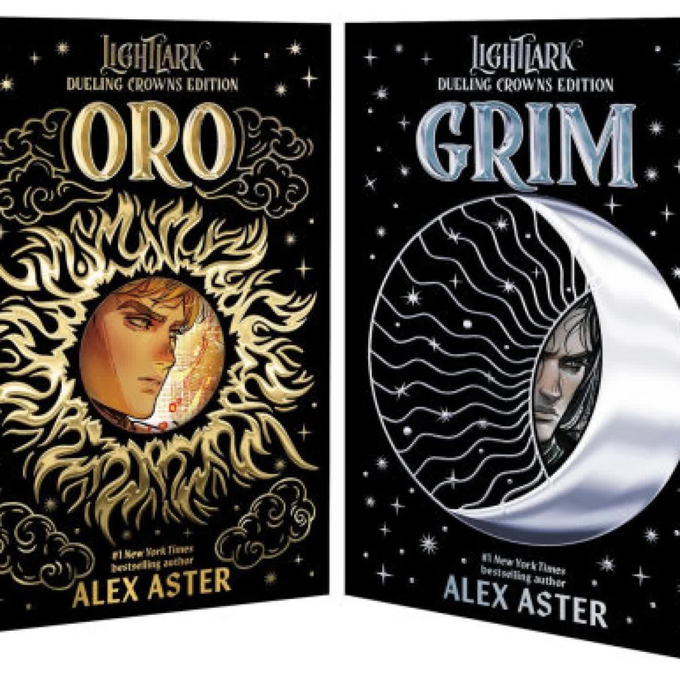 Grim and Oro: Dueling Crowns Edition (A Lightlark Saga Deluxe Companion Book) by Alex Aster on Iphone New Format