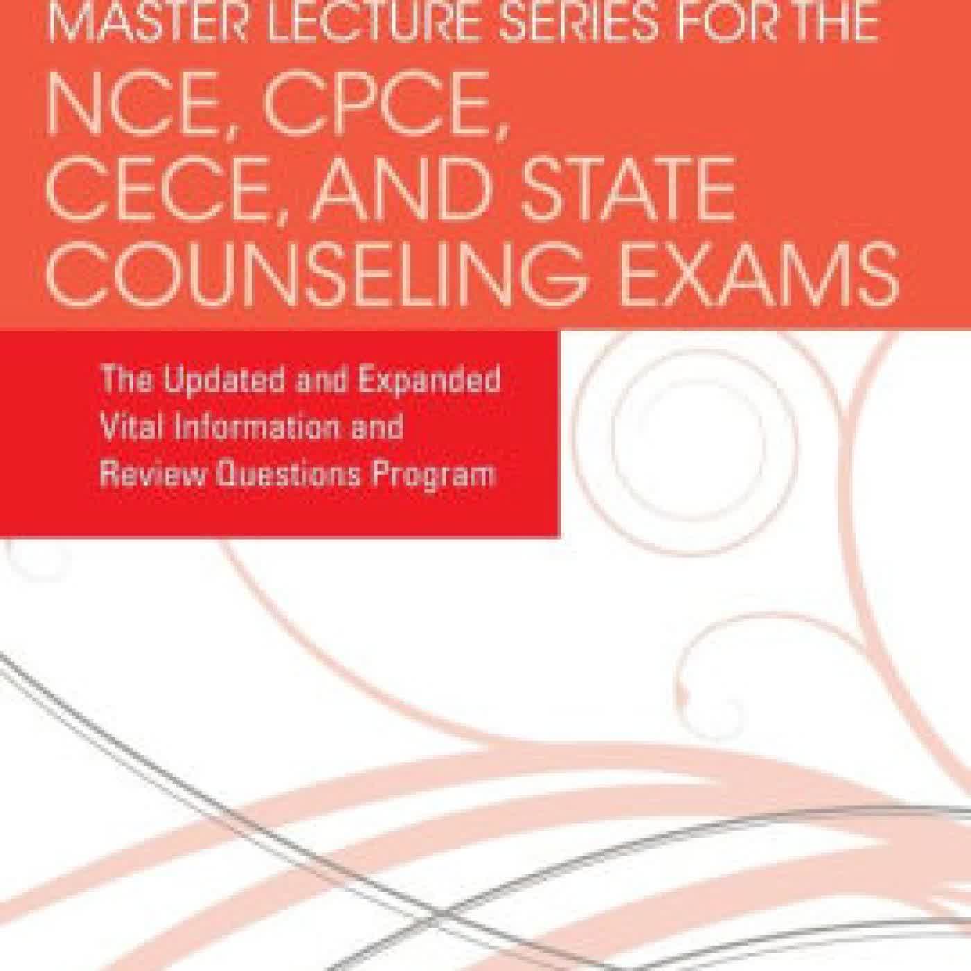 Master Lecture Series for the NCE, CPCE, CECE, and State Counseling Exams: The Updated and Expanded Vital Information and Review Questions Program by Howard Rosenthal on Iphone New Format